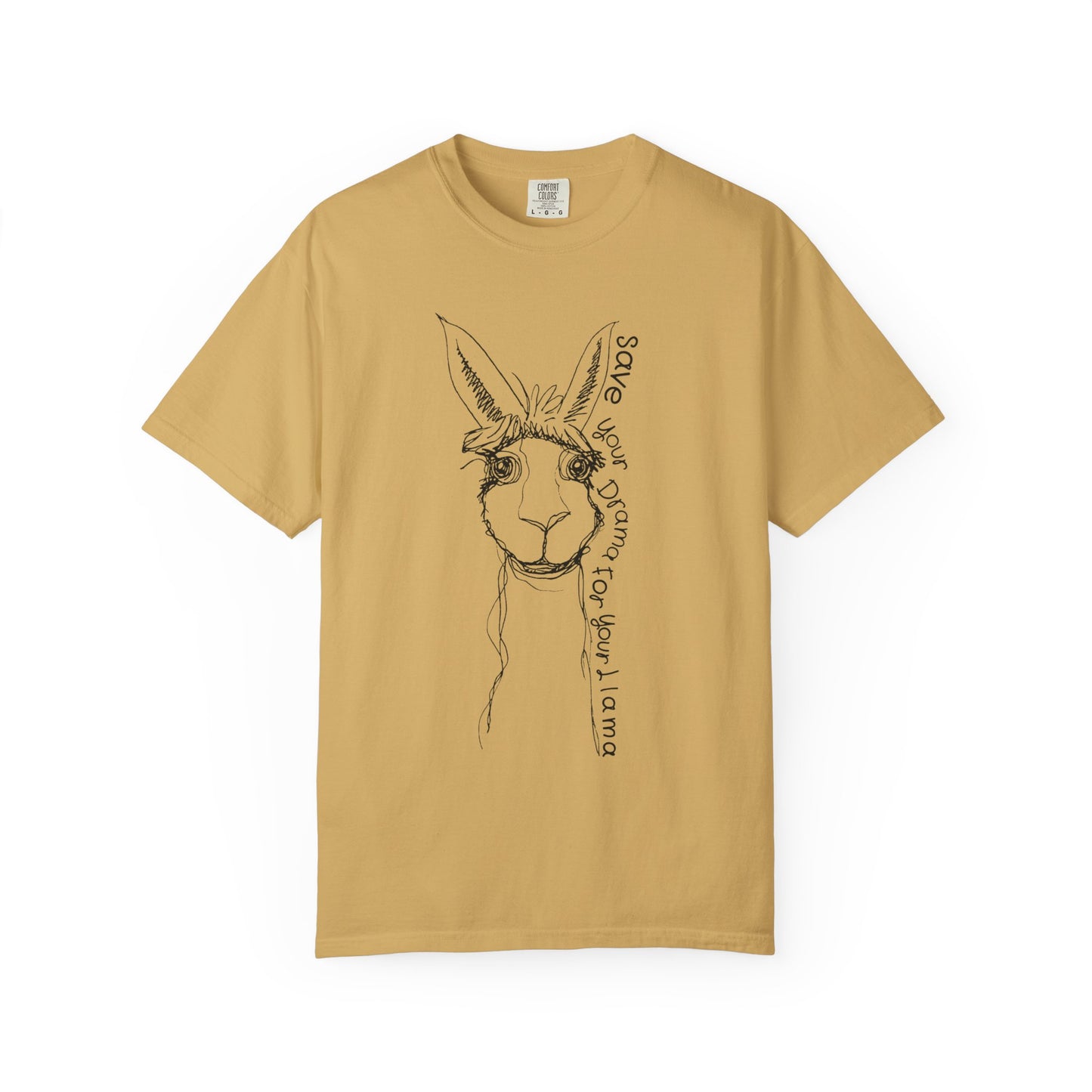 Llama Graphic T-shirt - Save Your Drama for Your Llama