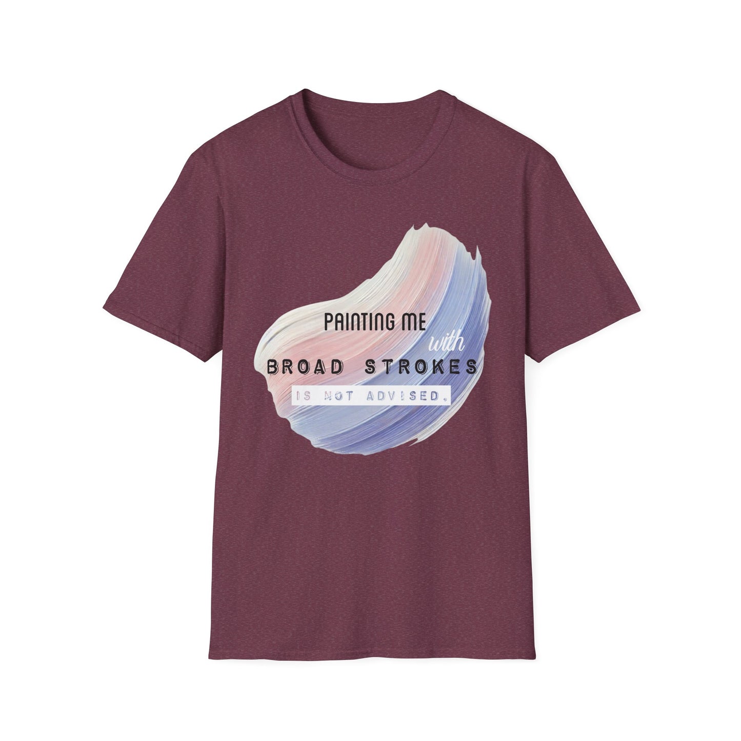 T-Shirt Broad Strokes Graphic Print Unisex Softstyle Tee