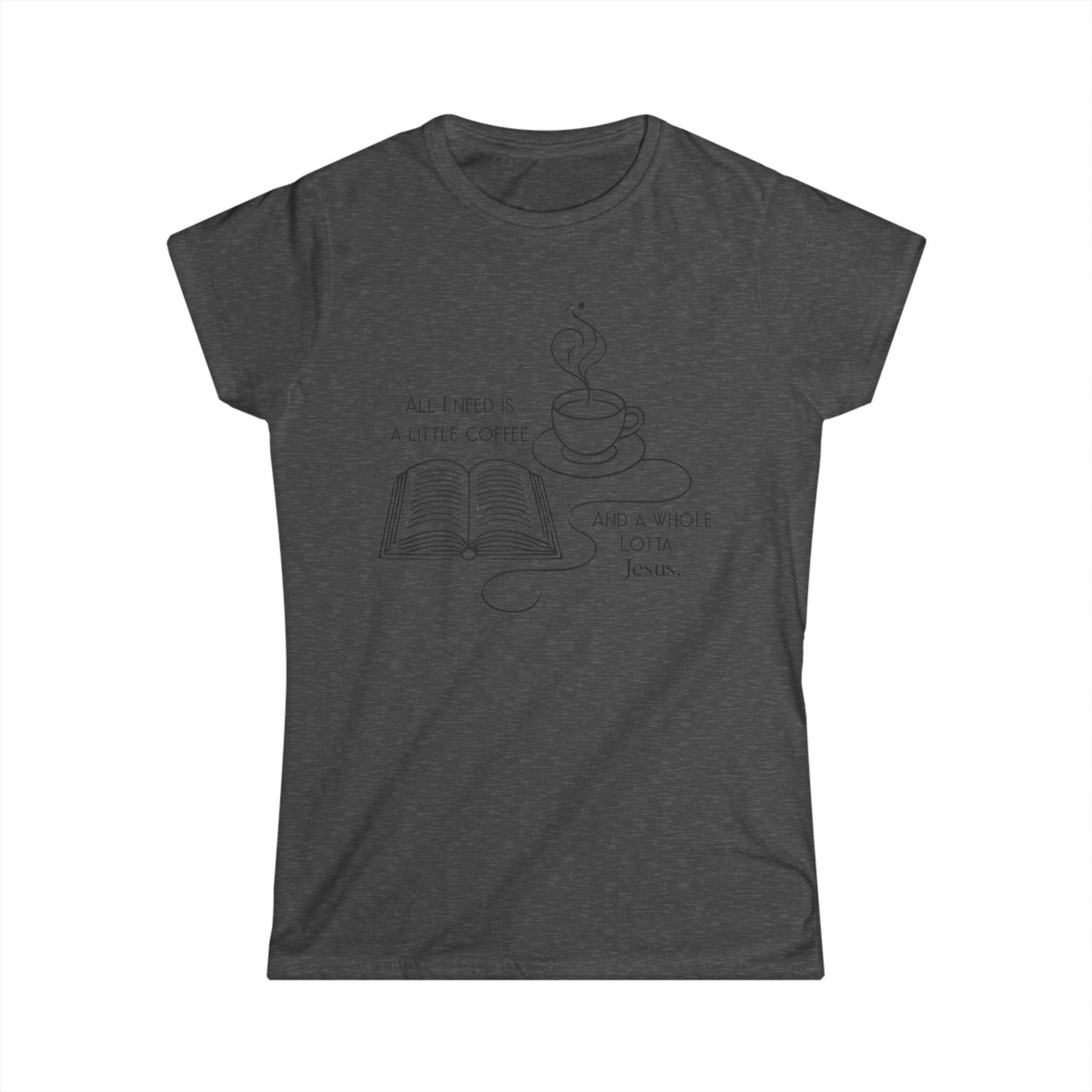 Women's Tee - Coffee & Jesus Design