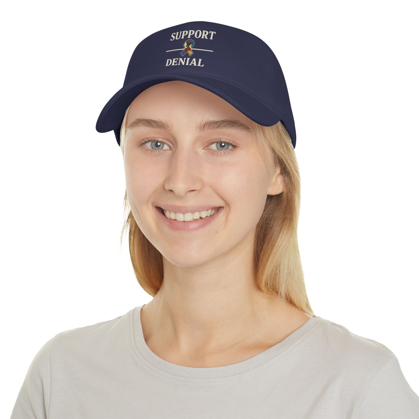Baseball Cap Support Over Denial Autism Awareness