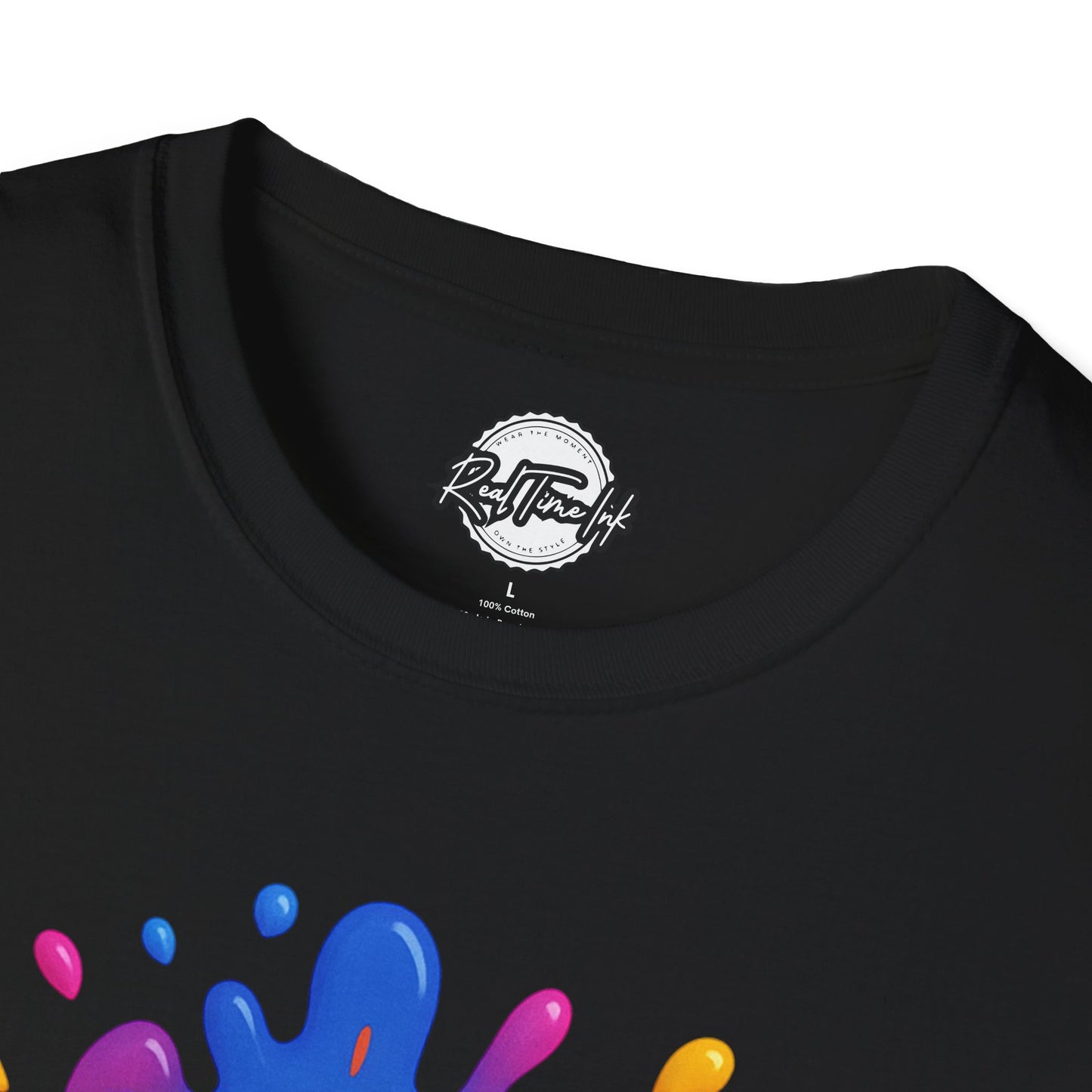 Colorful Art Vibes Unisex T-Shirt, Artistic Tee, Trendy Graphic Shirt, Creative Apparel, Gift for Artists, Summer Fashion