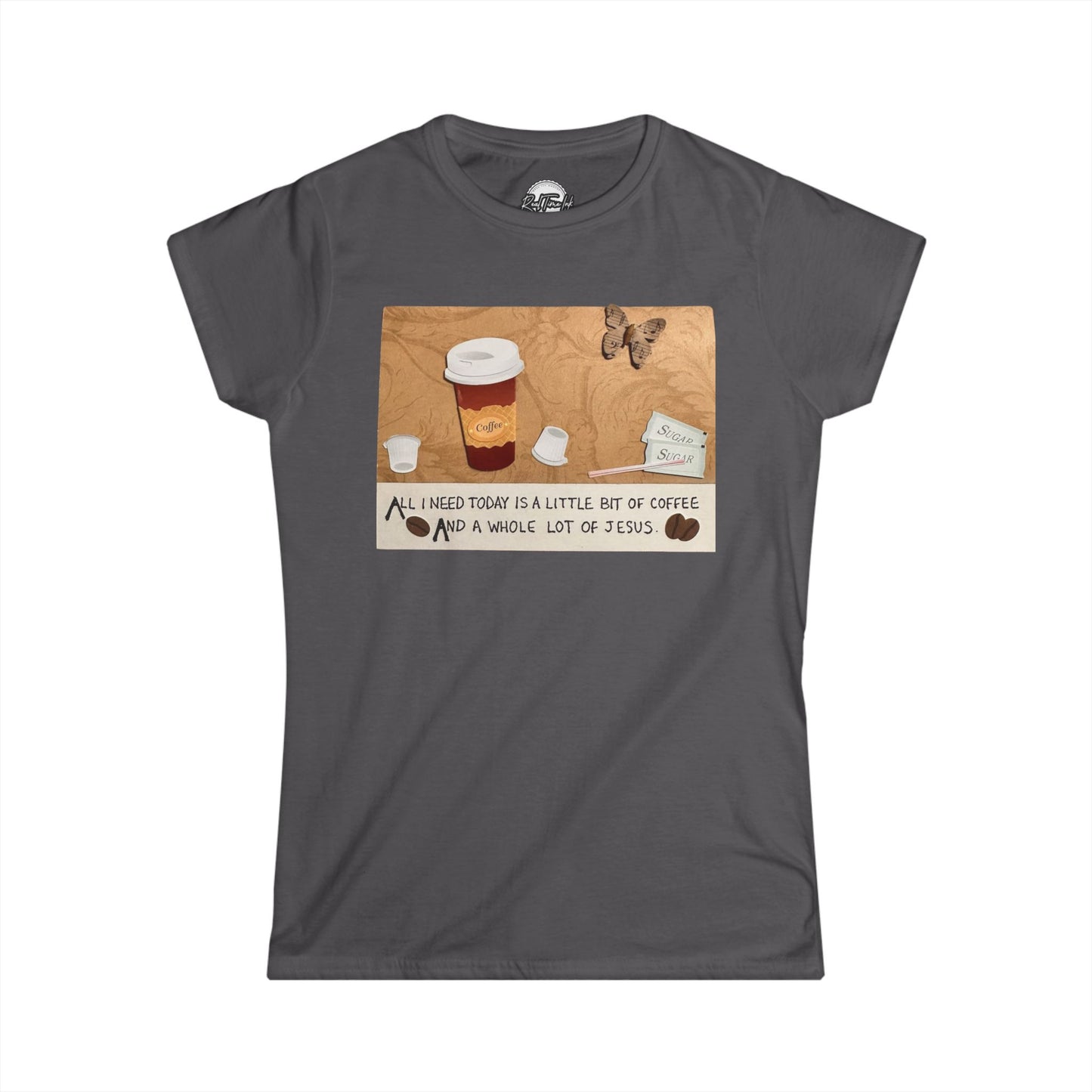Women's Tee Coffee & Jesus T-Shirt