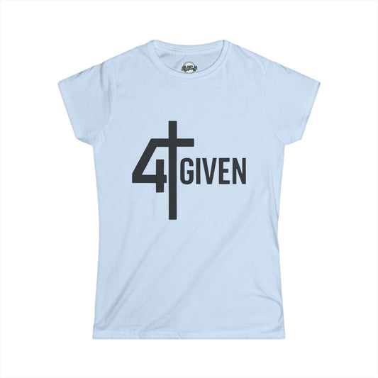 4GIVEN Women's Softstyle Tee 1 - Faith-Inspired Christian T-Shirt