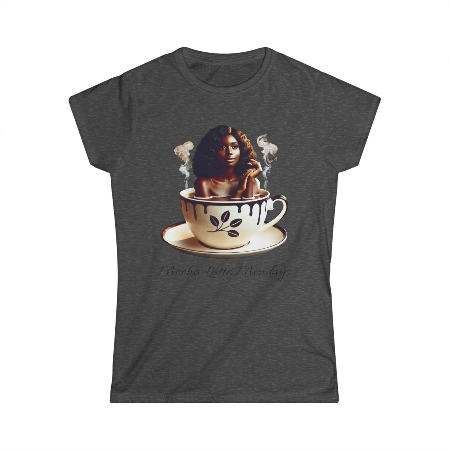 Women's Tee - Mocha Latte Mondays Stylish Coffee Lover Shirt