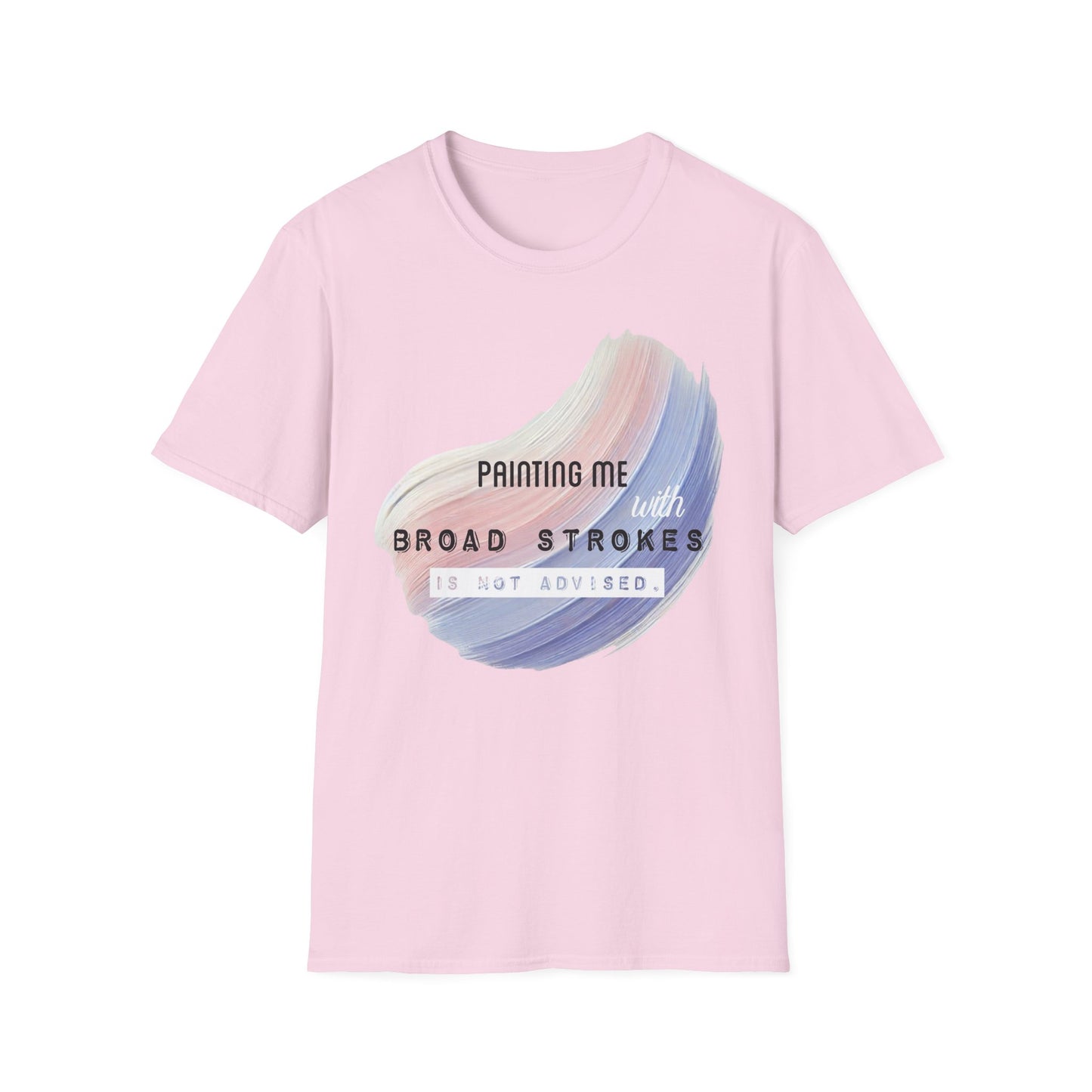 T-Shirt Broad Strokes Graphic Print Unisex Softstyle Tee
