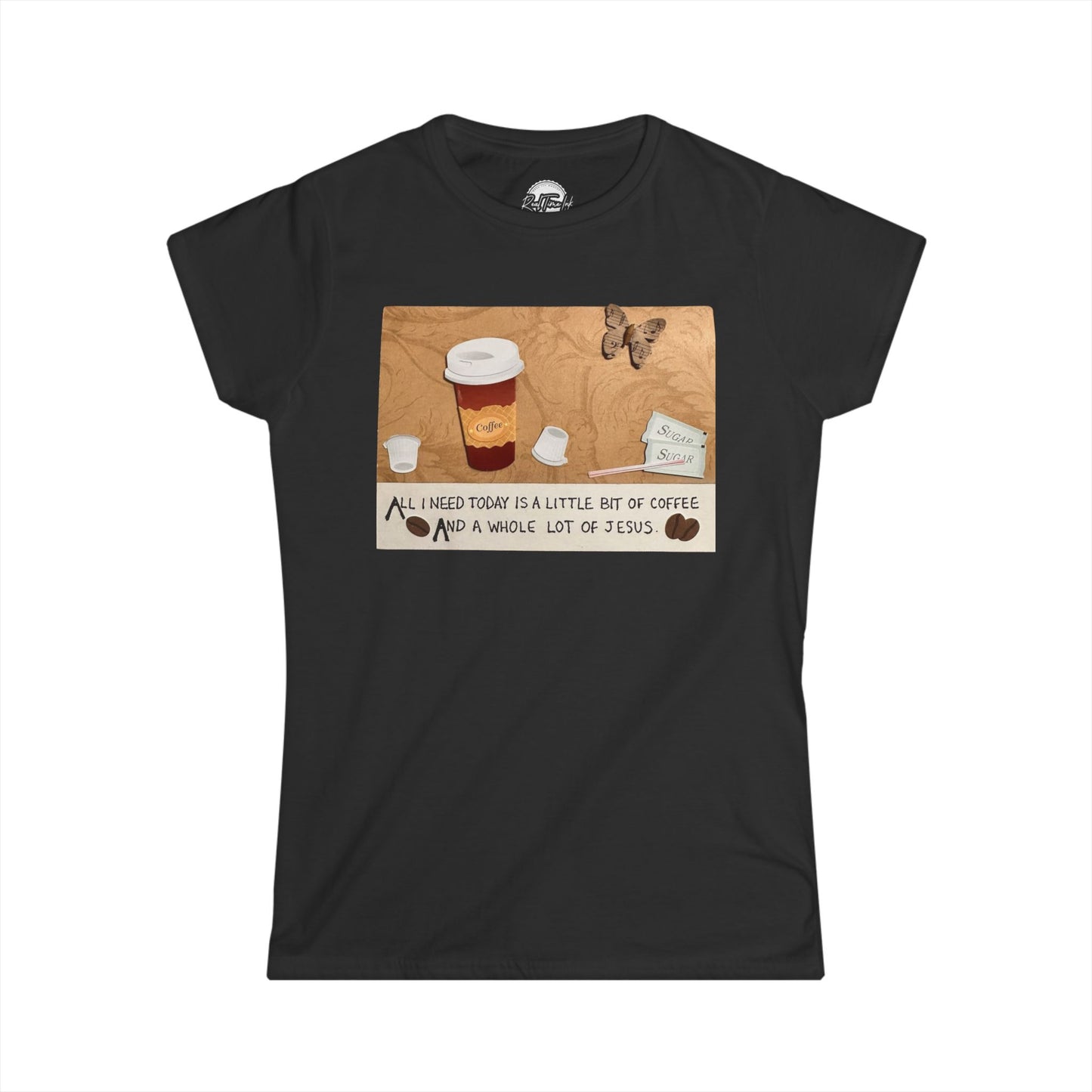 Women's Tee Coffee & Jesus T-Shirt