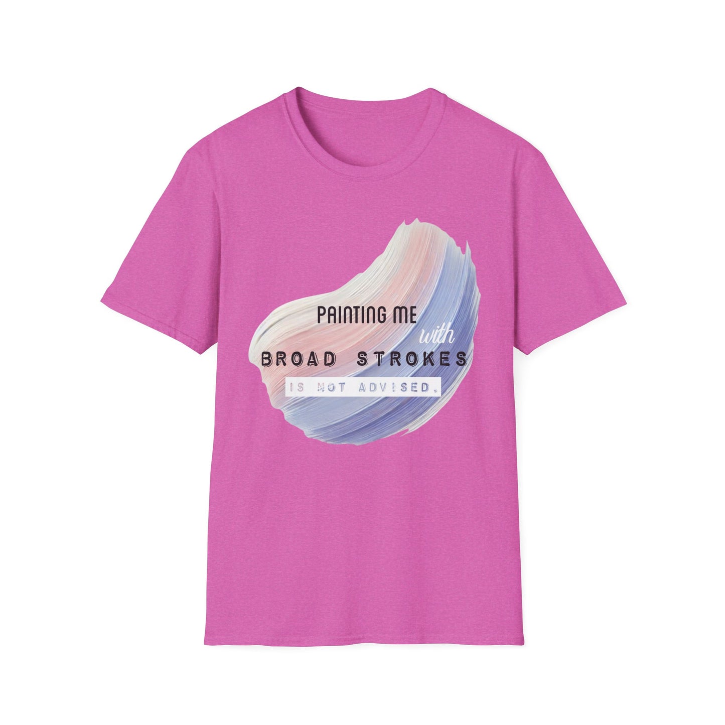 T-Shirt Broad Strokes Graphic Print Unisex Softstyle Tee