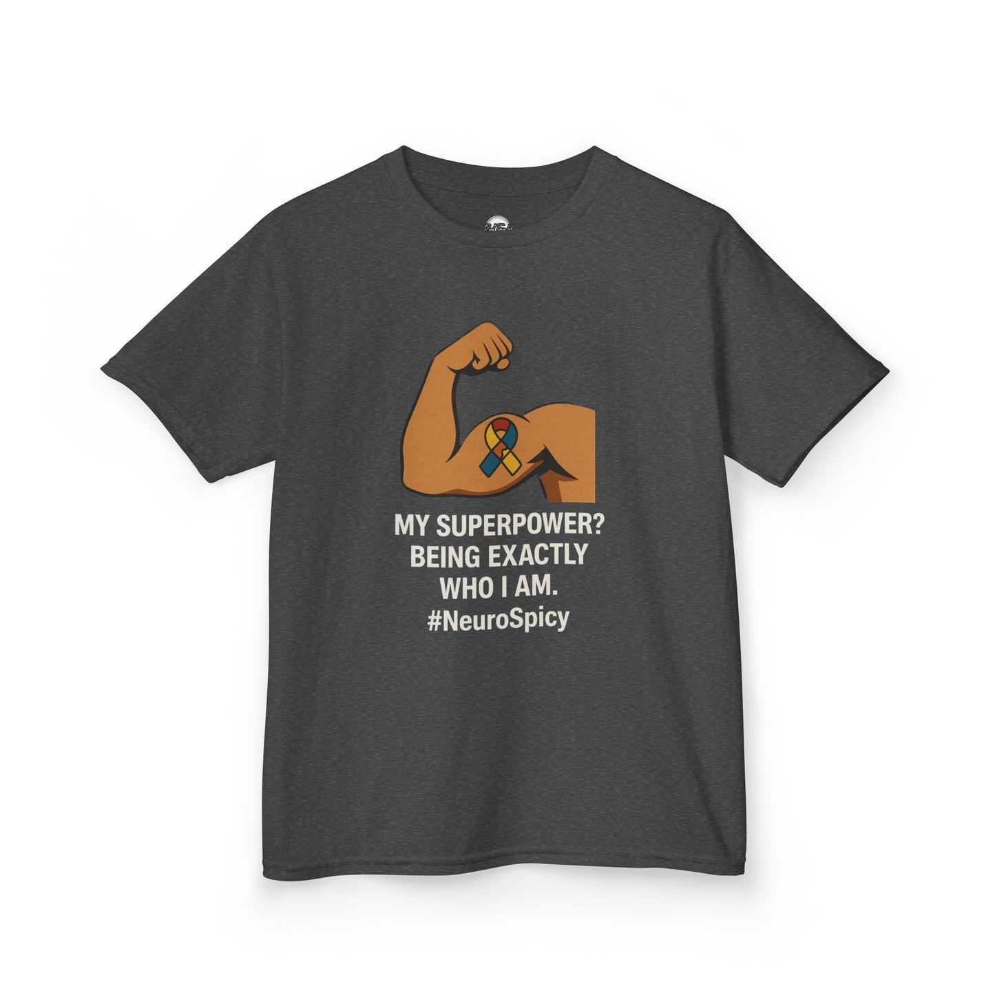 Kids Superpower Autism Tee - "My Superpower? Being Exactly Who I Am" #NeuroSpicy