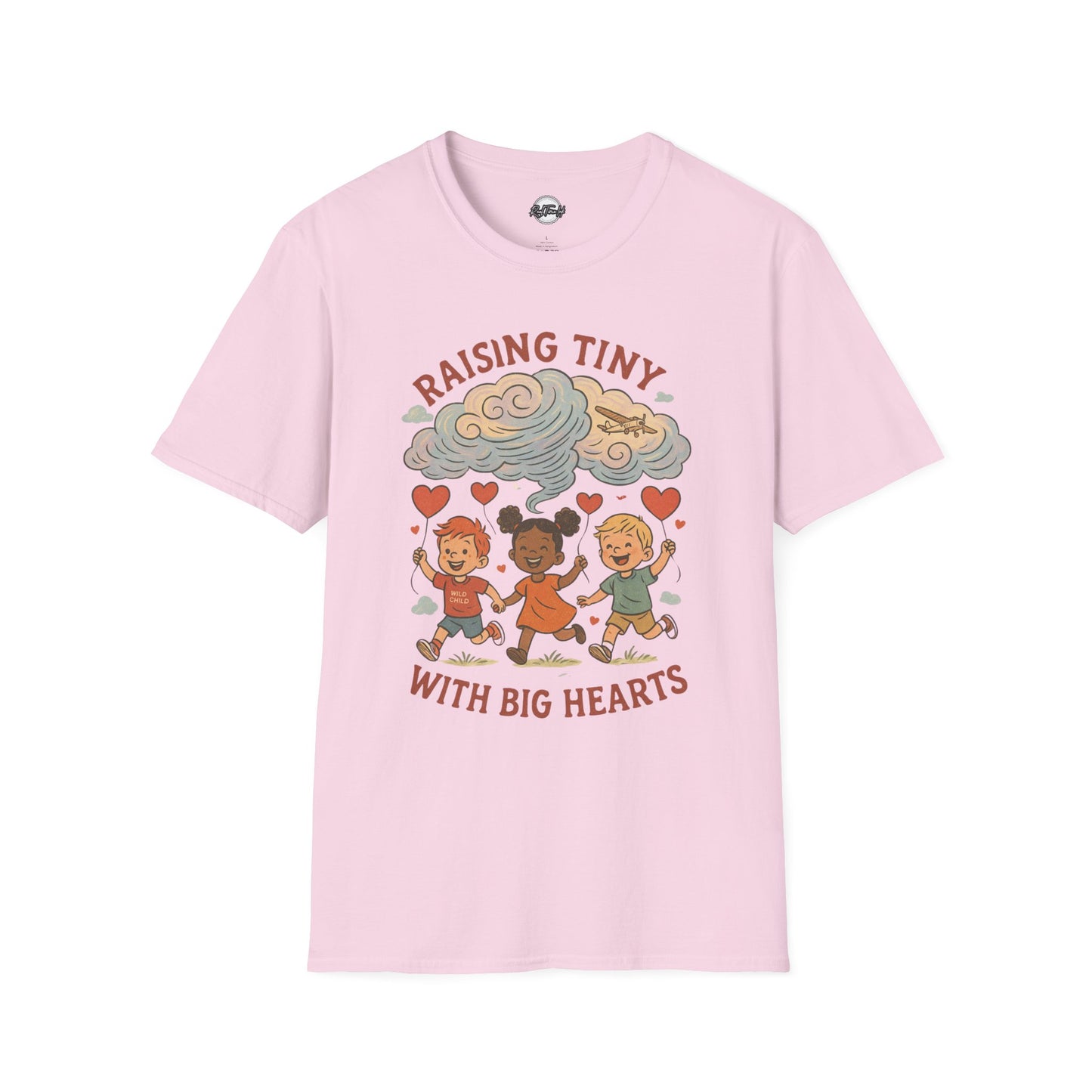 Raising Tiny Hearts Unisex T-Shirt | Cute Family Vibe Tee