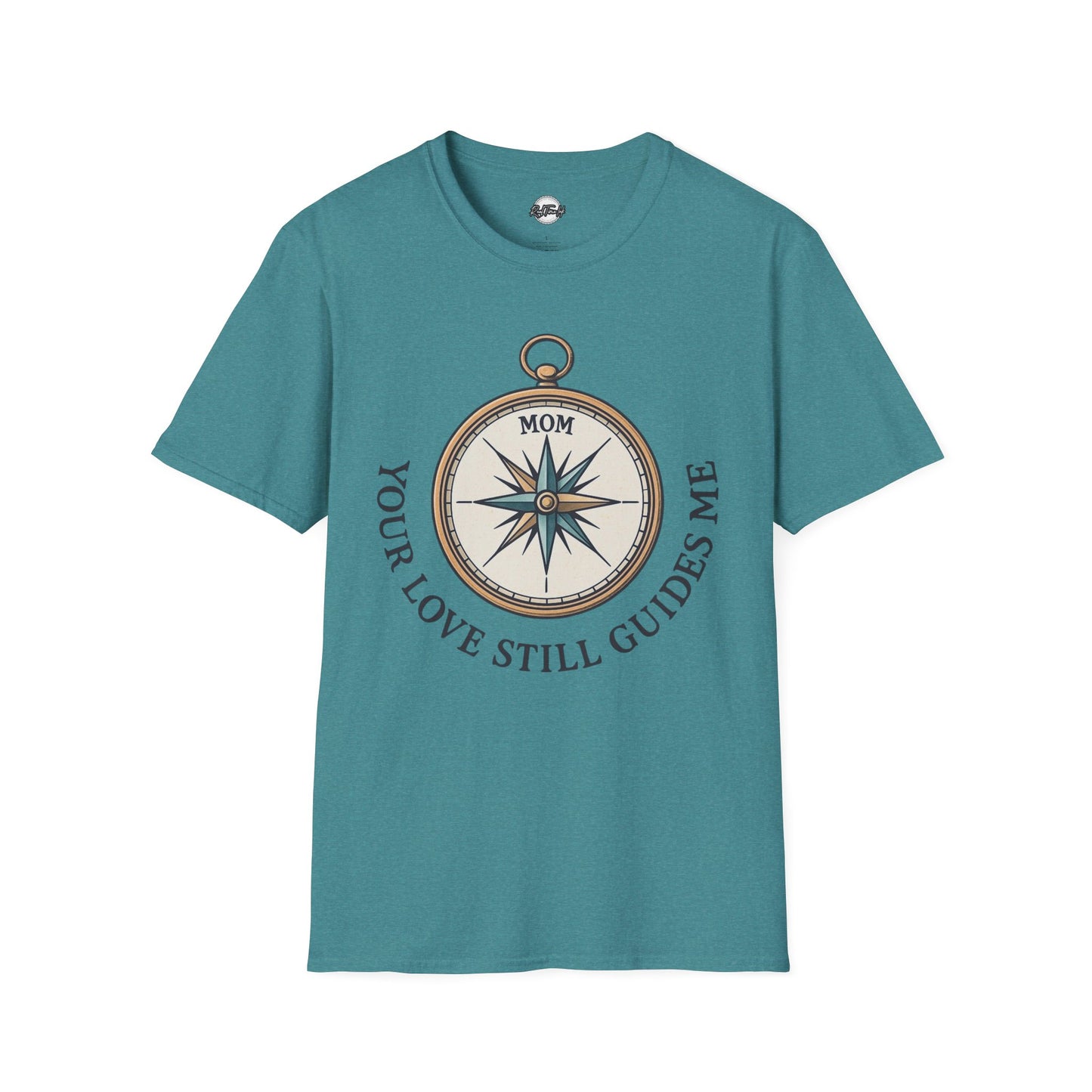 Mom Compass T-Shirt - Your Love Still Guides Me - Unisex Softstyle Tee