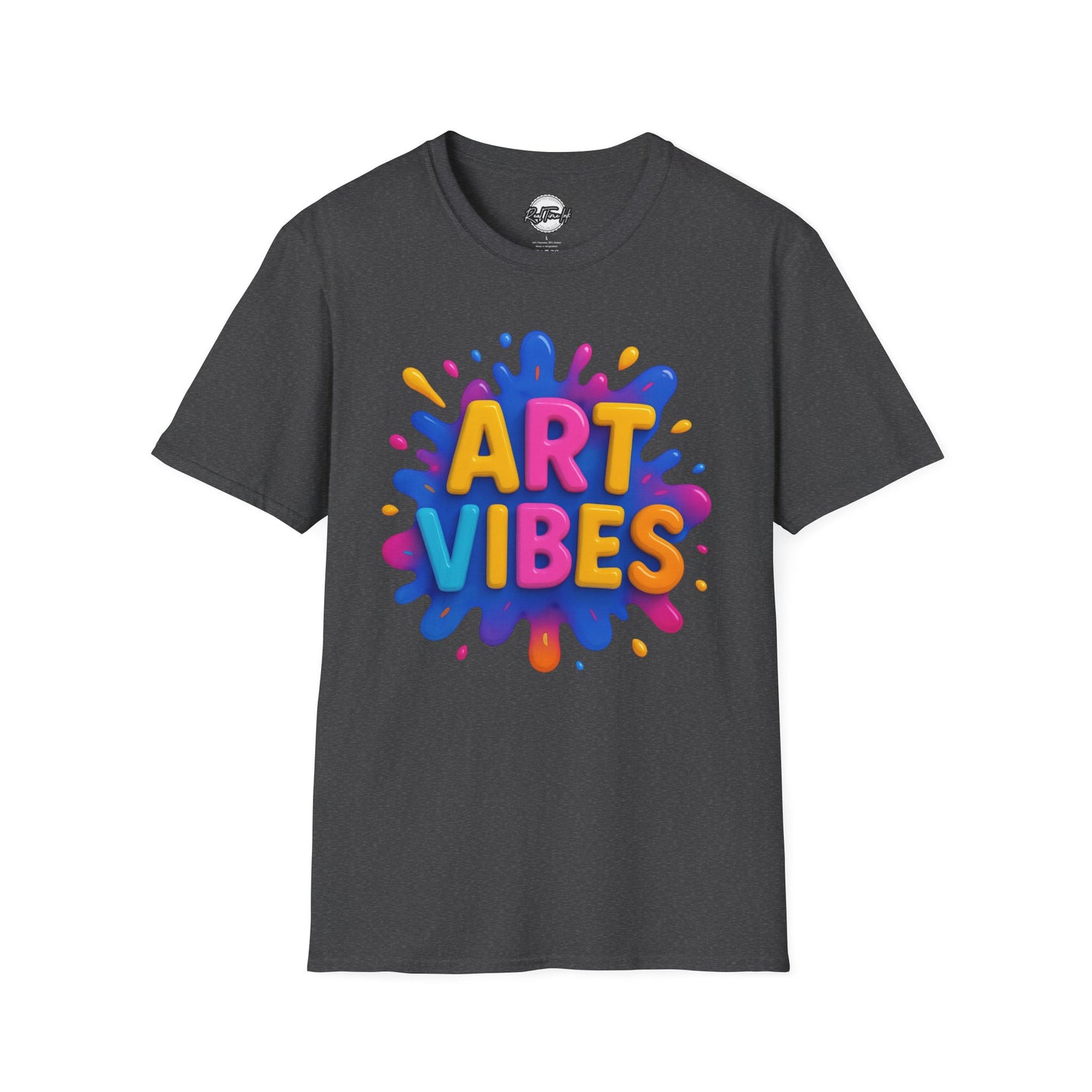 Colorful Art Vibes Unisex T-Shirt, Artistic Tee, Trendy Graphic Shirt, Creative Apparel, Gift for Artists, Summer Fashion