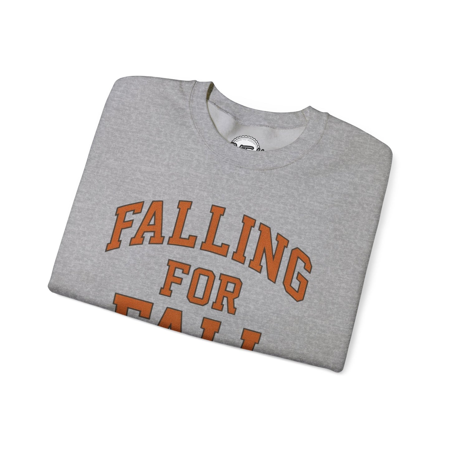 Falling for Fall Sweatshirt | Cozy Unisex Crewneck for Autumn, Seasonal Fashion, Fall Chill, Thanksgiving, Gifts