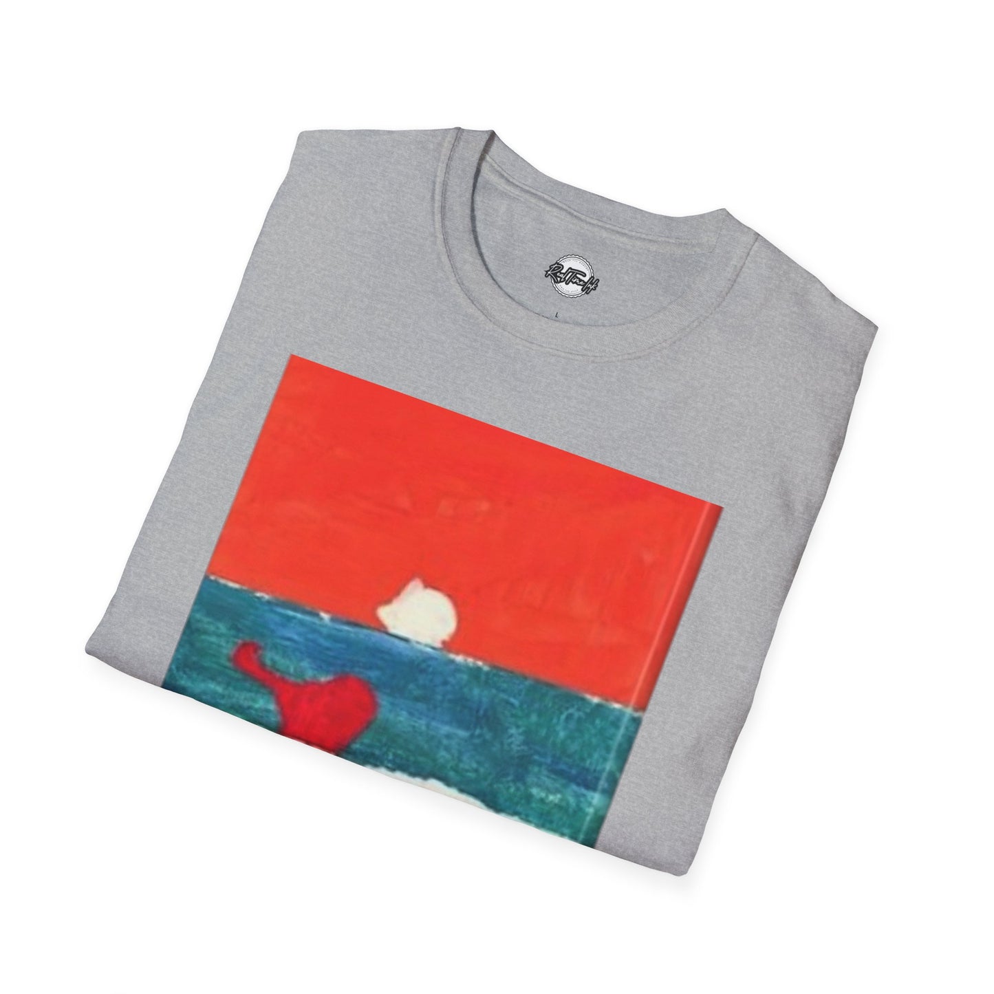 Playful Shark Art Unisex T-Shirt – Beach Vibes, Summer Fun, Gift for Ocean Lovers kids' art