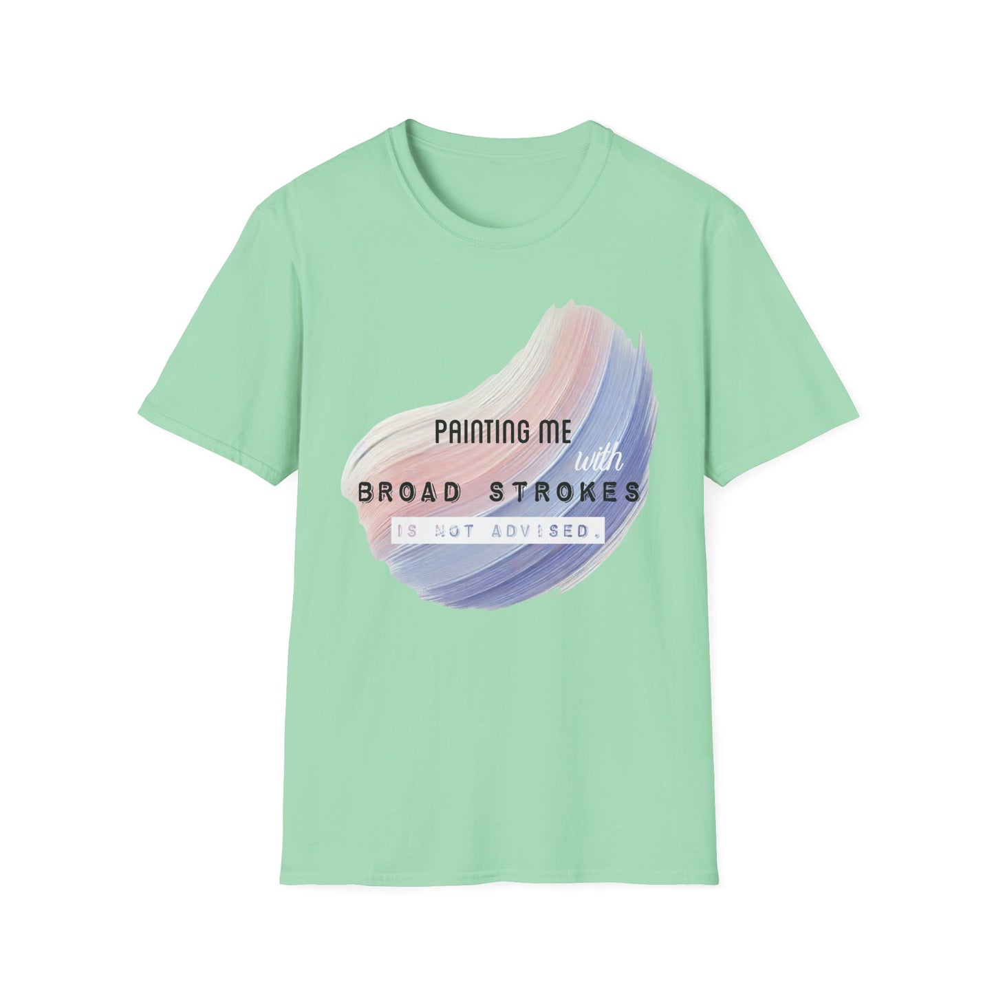 T-Shirt Broad Strokes Graphic Print Unisex Softstyle Tee