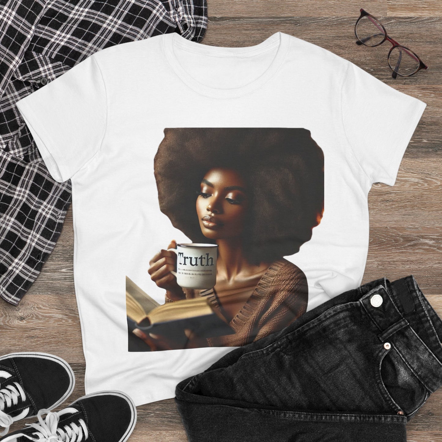 Inspirational Truth Cotton Tee for Women
