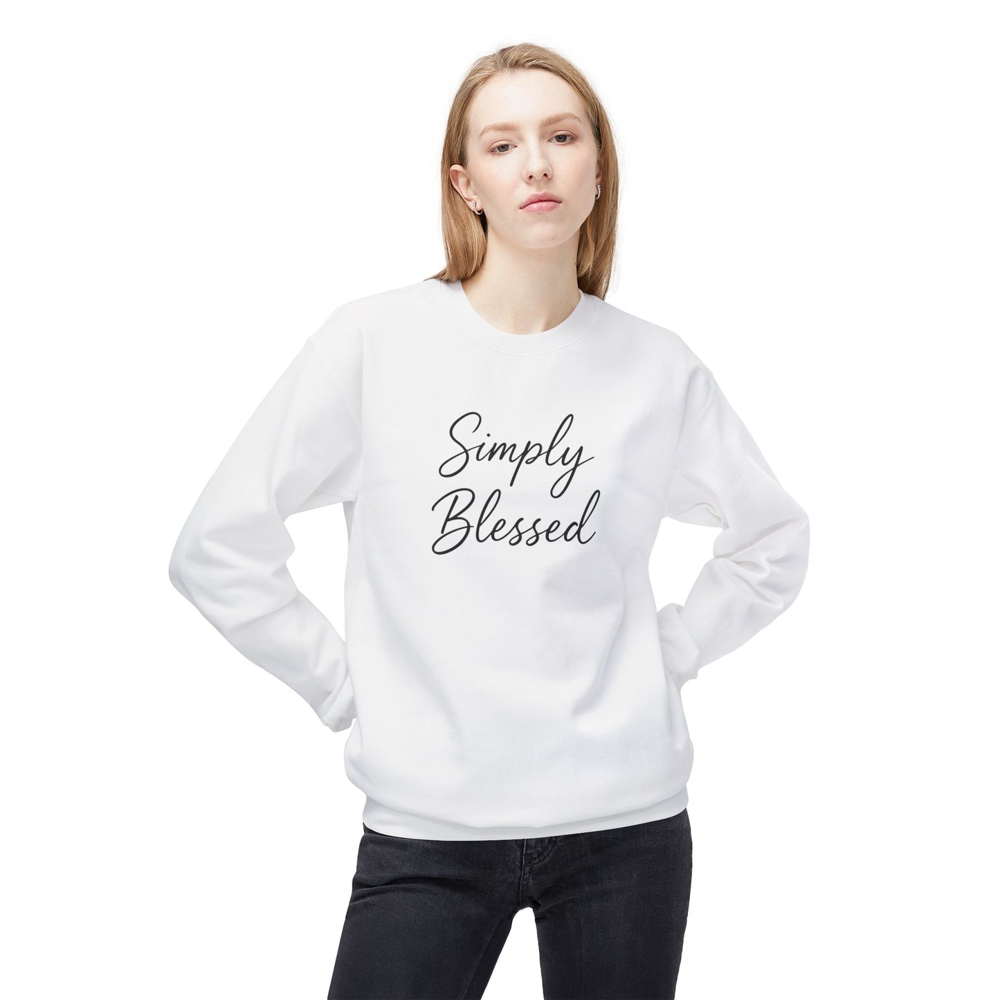 Simply Blessed Unisex Crewneck Sweatshirt