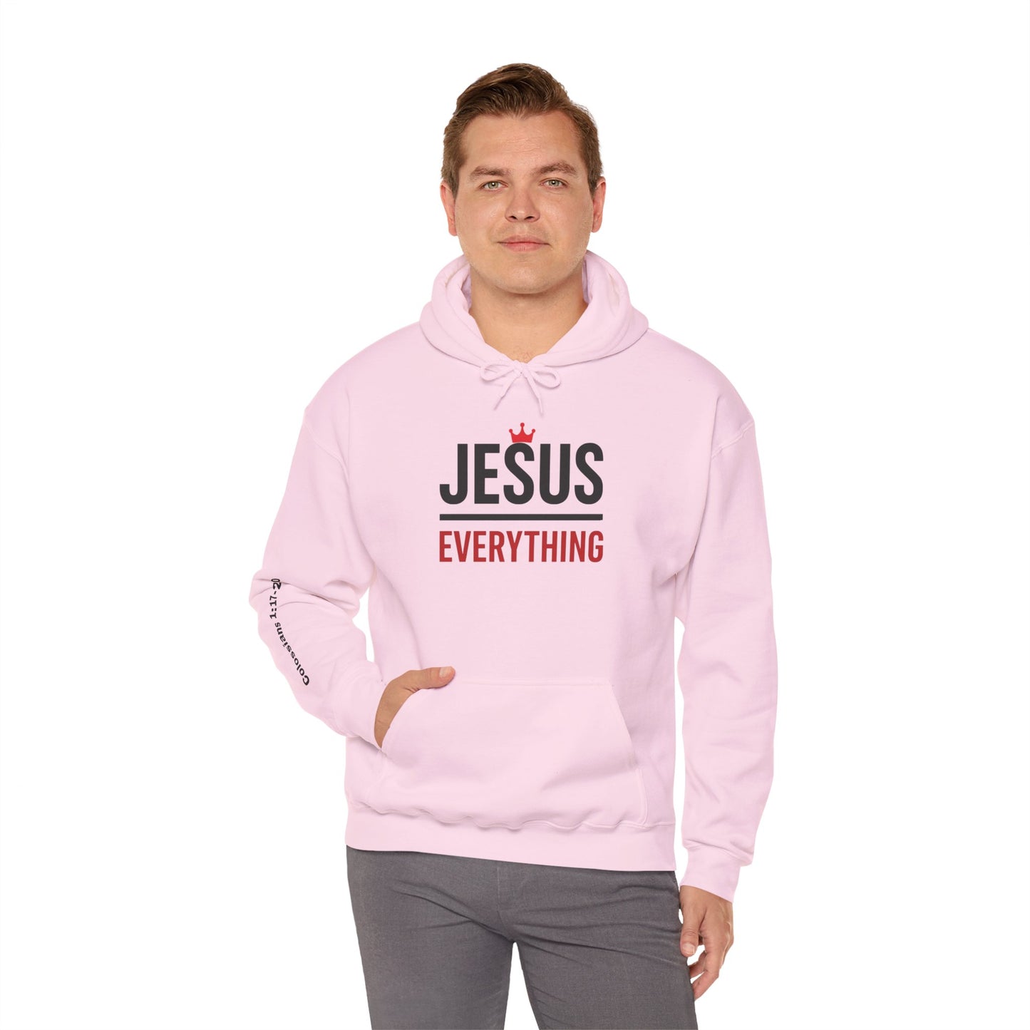 Religious Hoodie - Jesus Over Everything Design