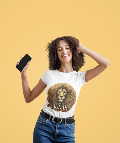 Lion of Judah Women's Softstyle Tee - Faith-Inspired Graphic T-Shirt