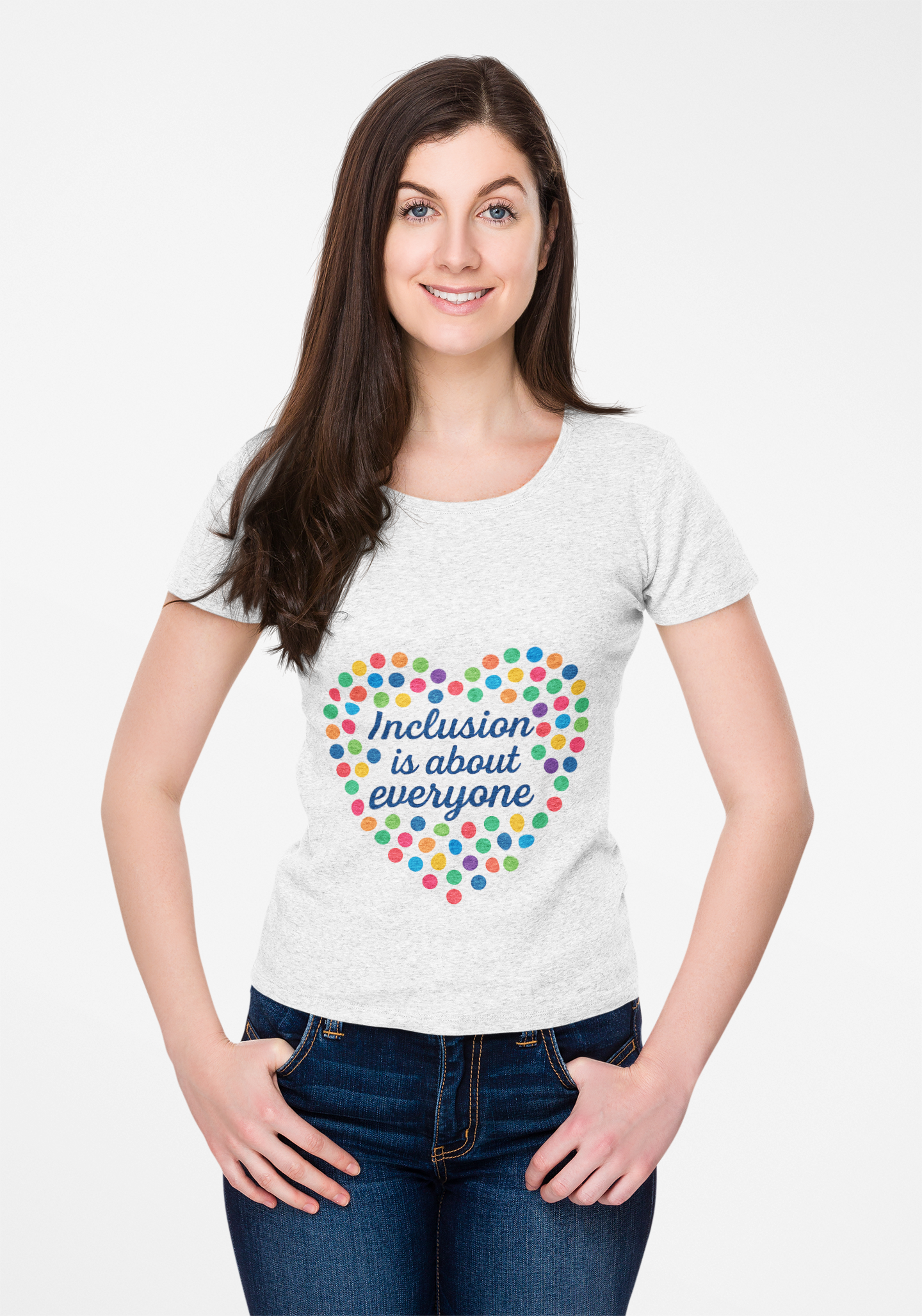 Inclusion is About Everyone Unisex Heavy Cotton Tee - Celebrate Diversity