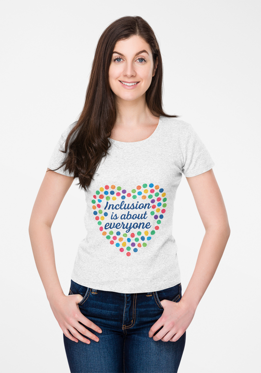 Inclusion is About Everyone Unisex Heavy Cotton Tee - Celebrate Diversity