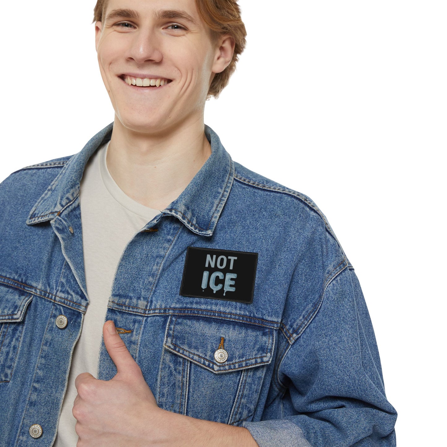 Iron-On Patches - Not ICE Political Activism Patch