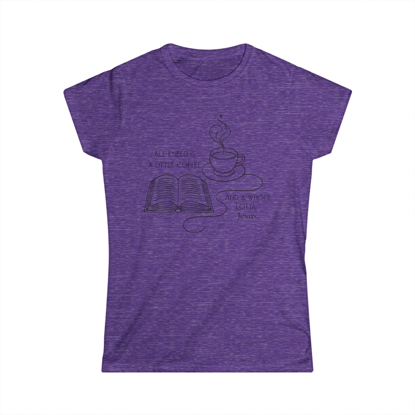 Women's Tee - Coffee & Jesus Design