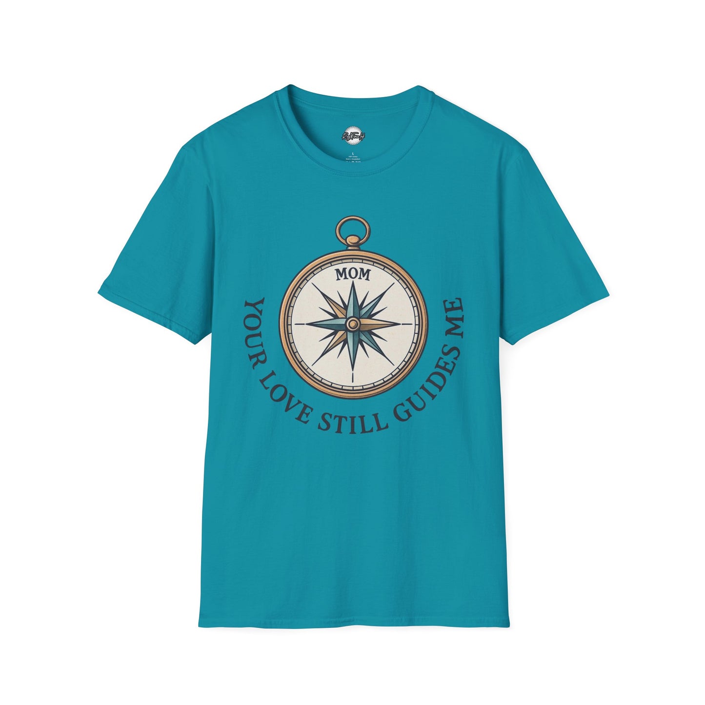 Mom Compass T-Shirt - Your Love Still Guides Me - Unisex Softstyle Tee
