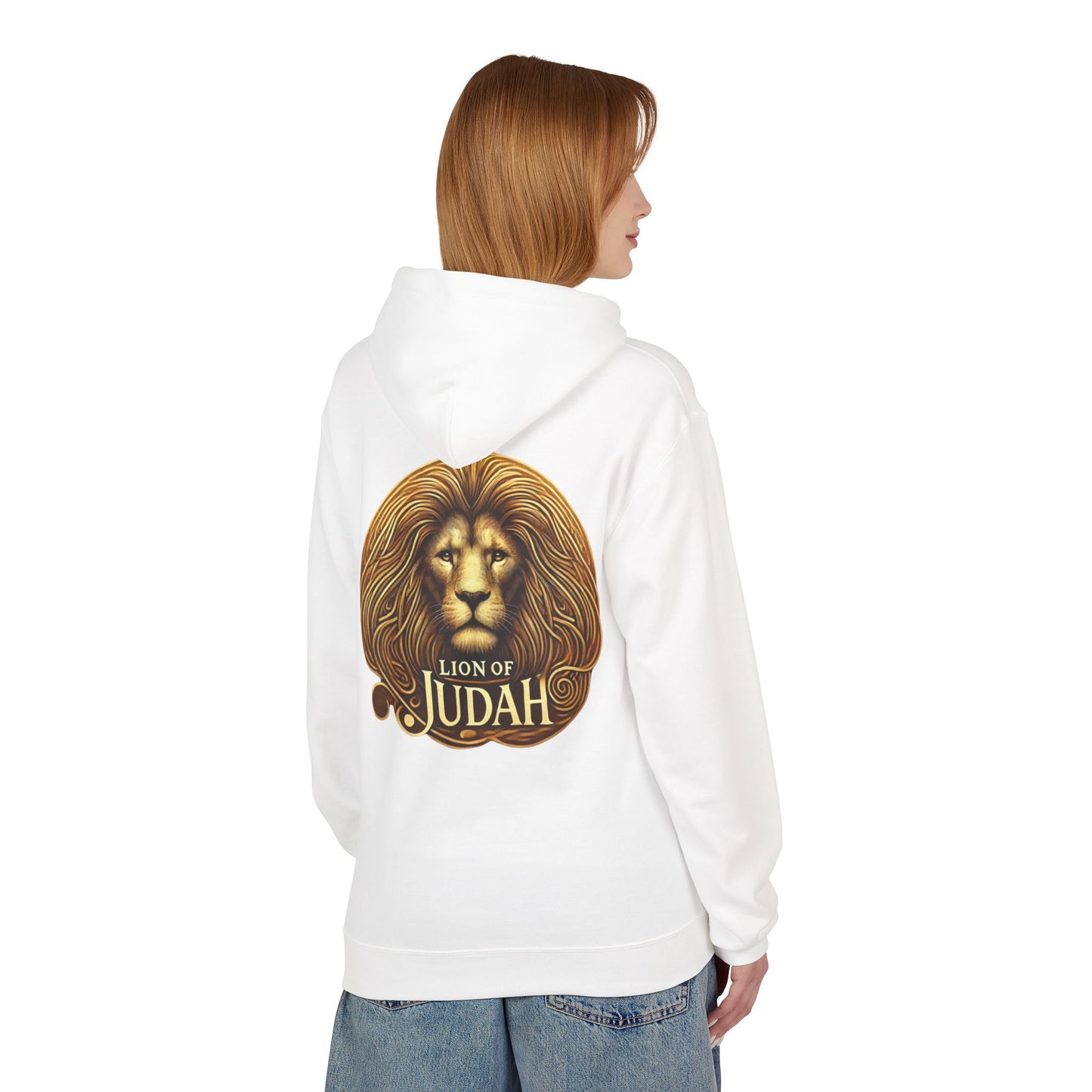 Lion of Judah Unisex Midweight Softstyle Fleece Hoodie - Bold and Inspirational