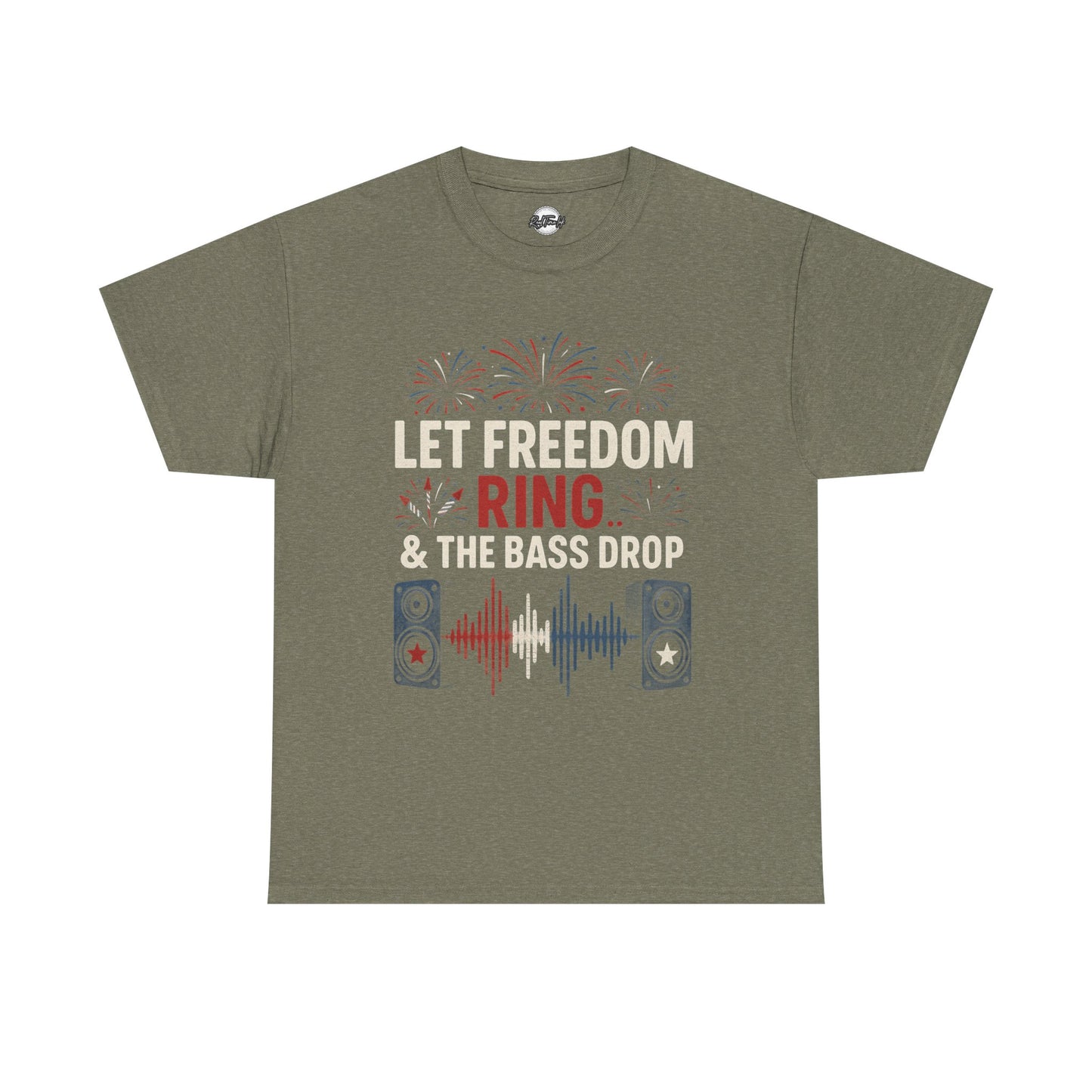 Independence Day Music Tee, Let Freedom Ring Shirt, Patriotic Cotton T-Shirt, Summer Celebration Top, Concert Outfit, Gift for Music Lovers
