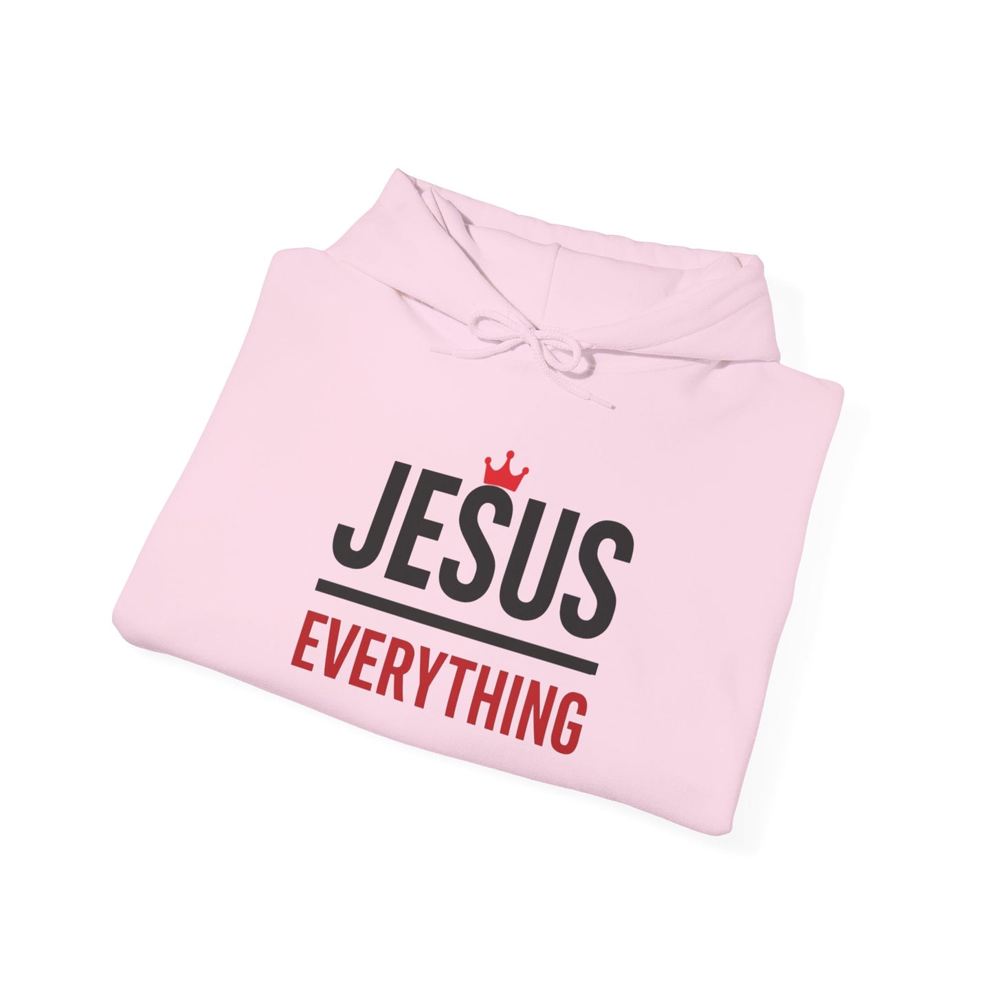 Religious Hoodie - Jesus Over Everything Design