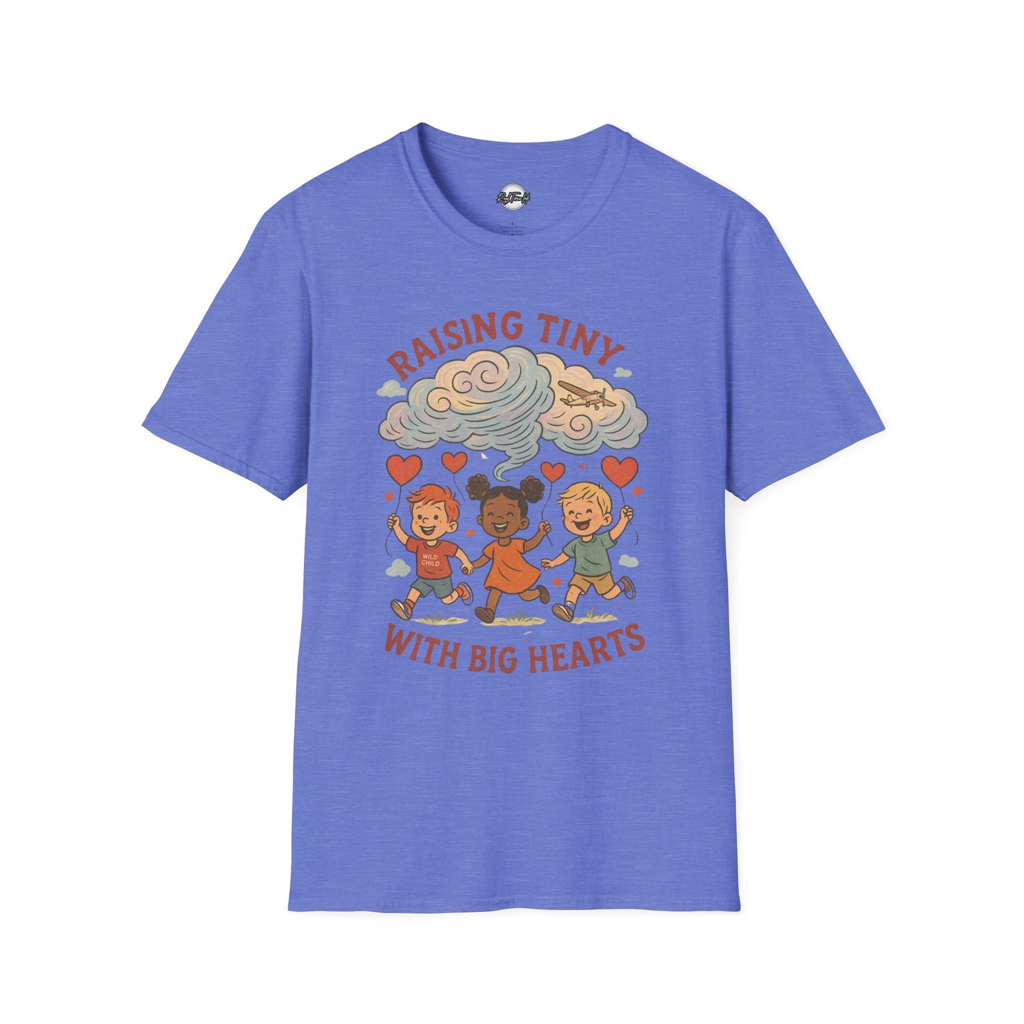 Raising Tiny Hearts Unisex T-Shirt | Cute Family Vibe Tee