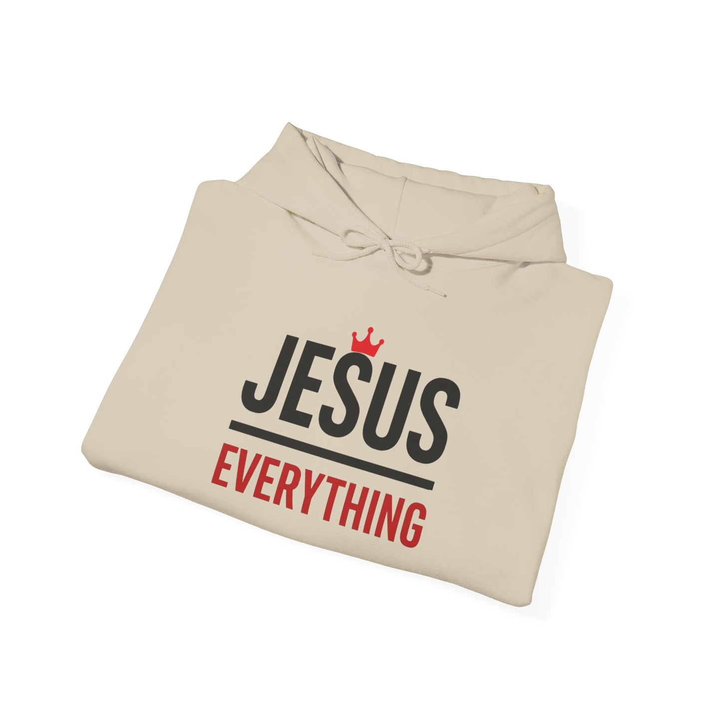 Religious Hoodie - Jesus Over Everything Design