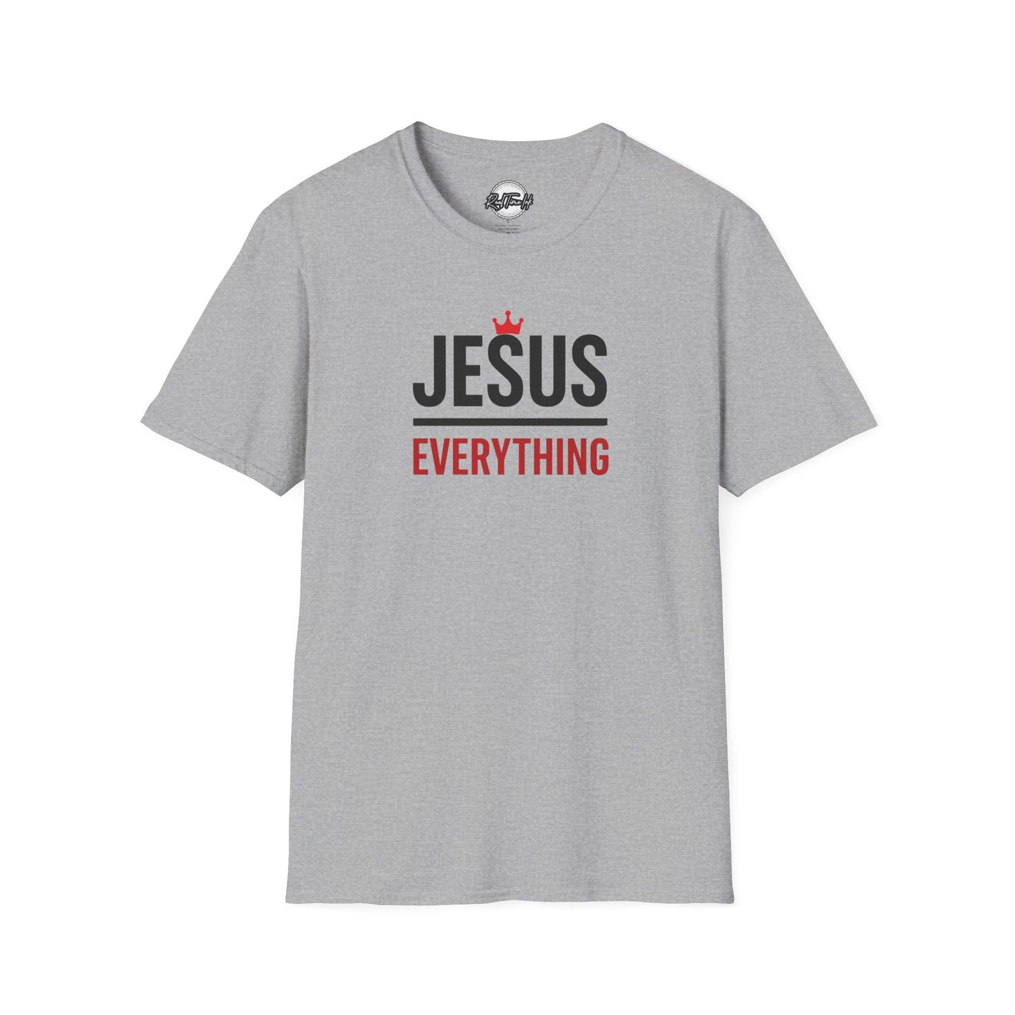 Jesus over Everything Unisex T-Shirt - Faith Inspired Apparel, Christian Gift, Casual Wear, Church Event Shirt, Inspirational Clothing