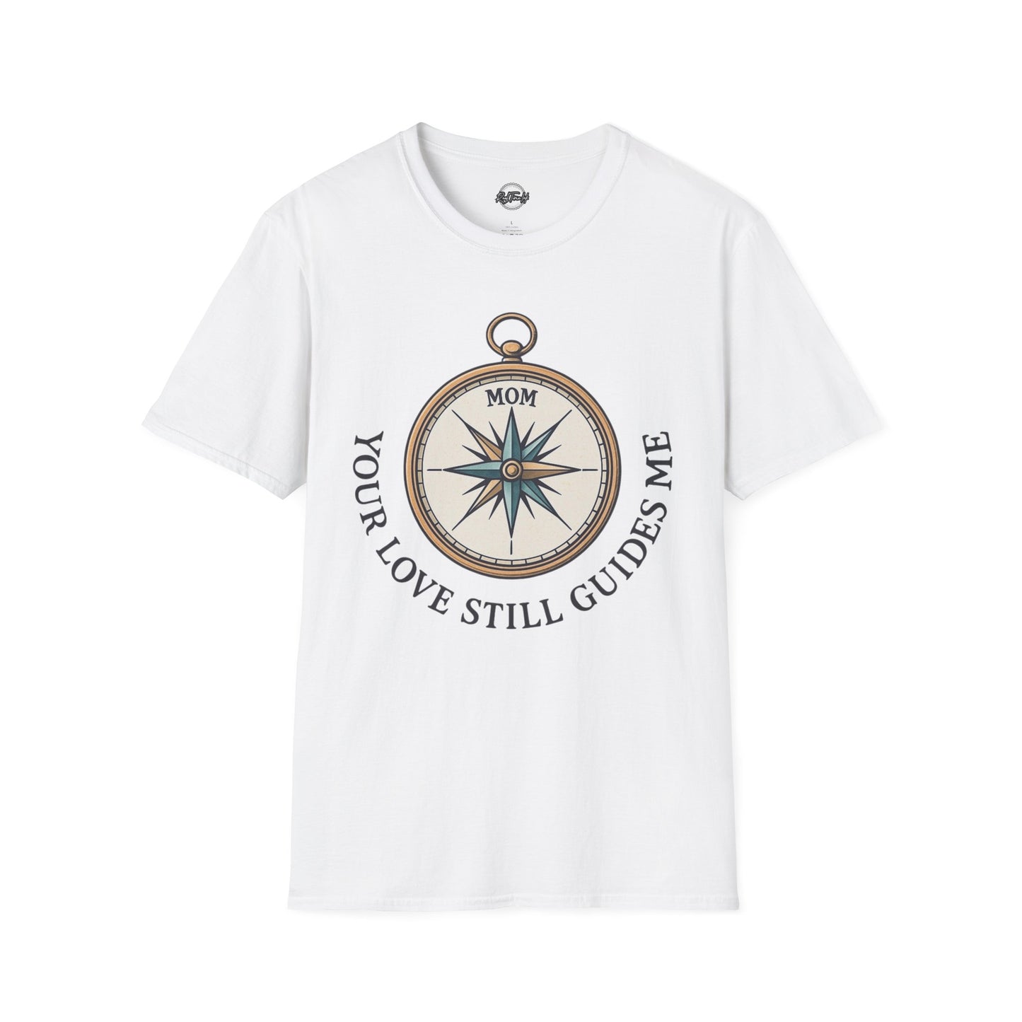 Mom Compass T-Shirt - Your Love Still Guides Me - Unisex Softstyle Tee