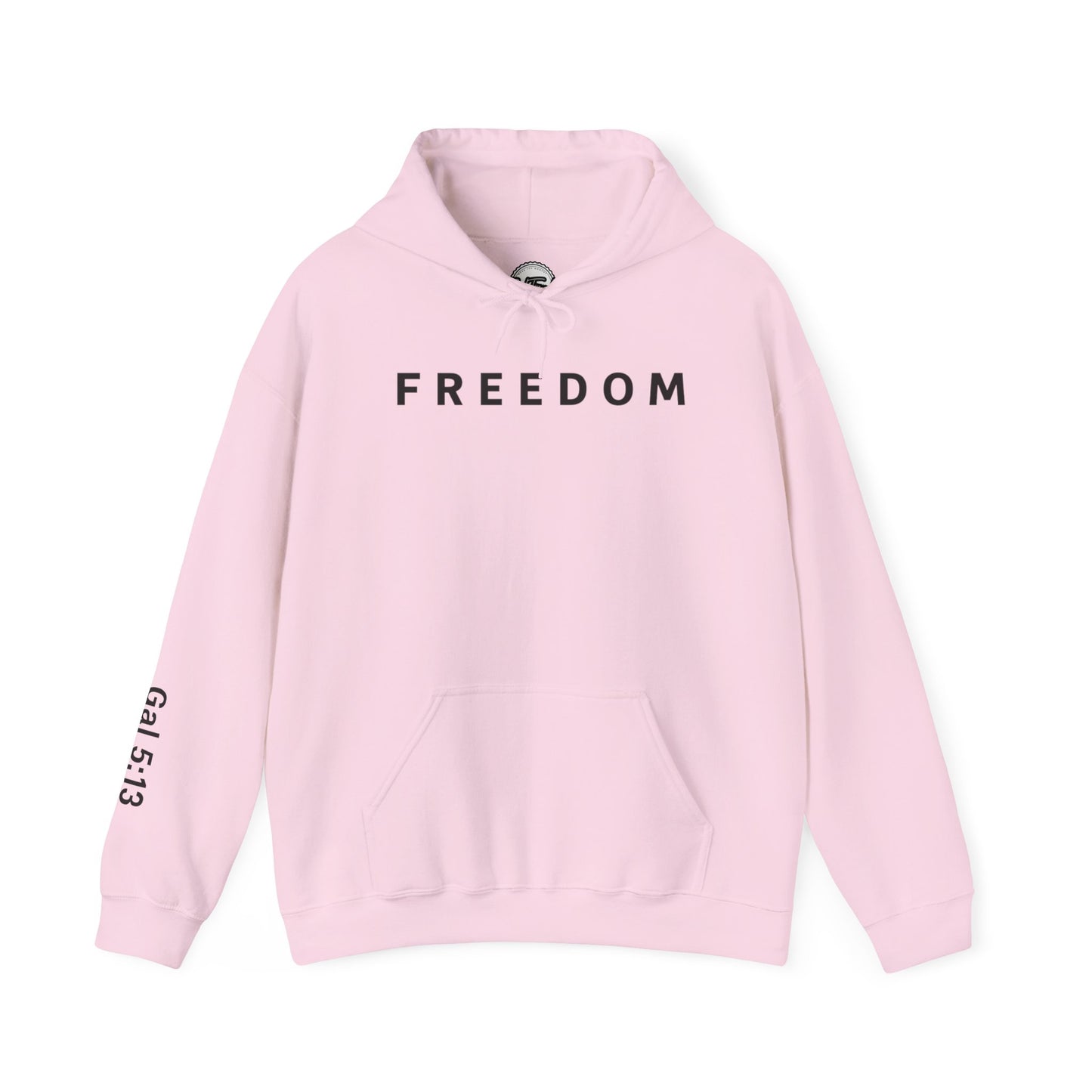 Freedom Hooded Sweatshirt, Cozy Sweatshirt, Religious Apparel, Inspirational Gift, Casual Outfit, Unisex Hoodie