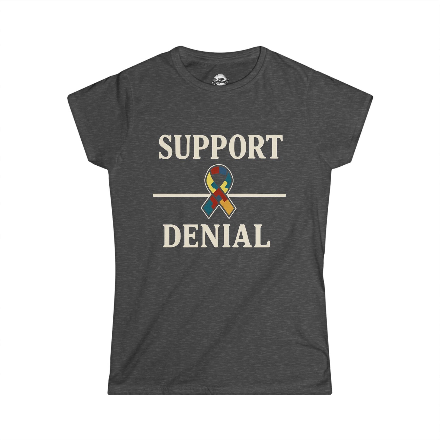 Support Over Denial Autism Awareness Women's Tee
