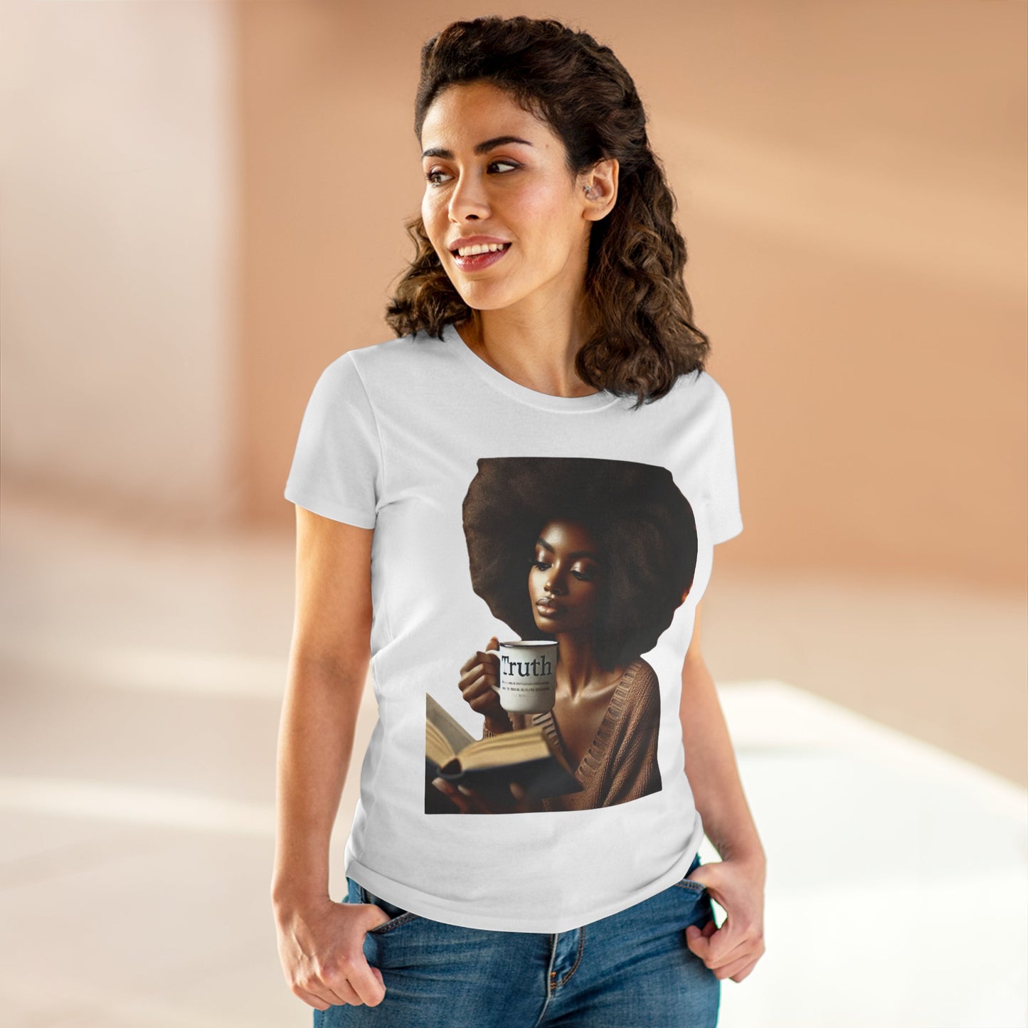 Inspirational Truth Cotton Tee for Women