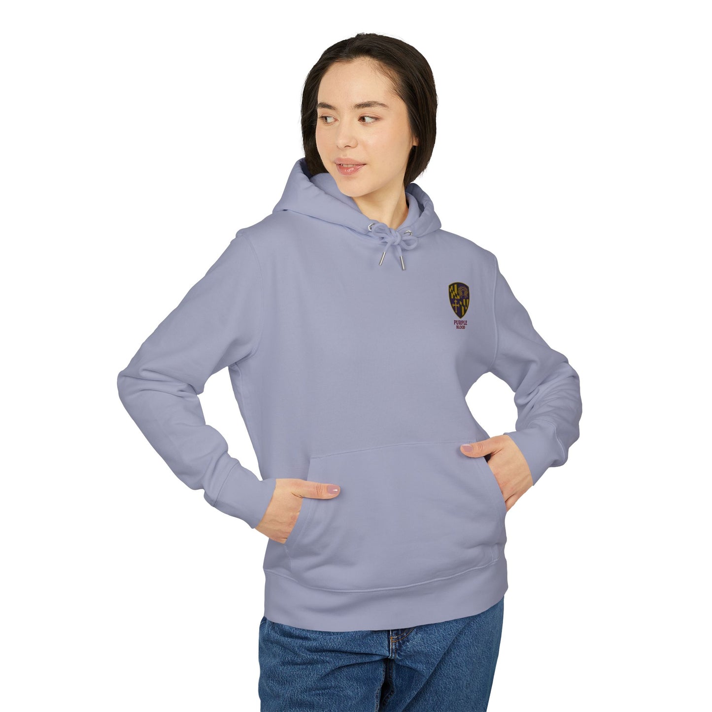 Hoodie Purple Blood Design Unisex Cruiser