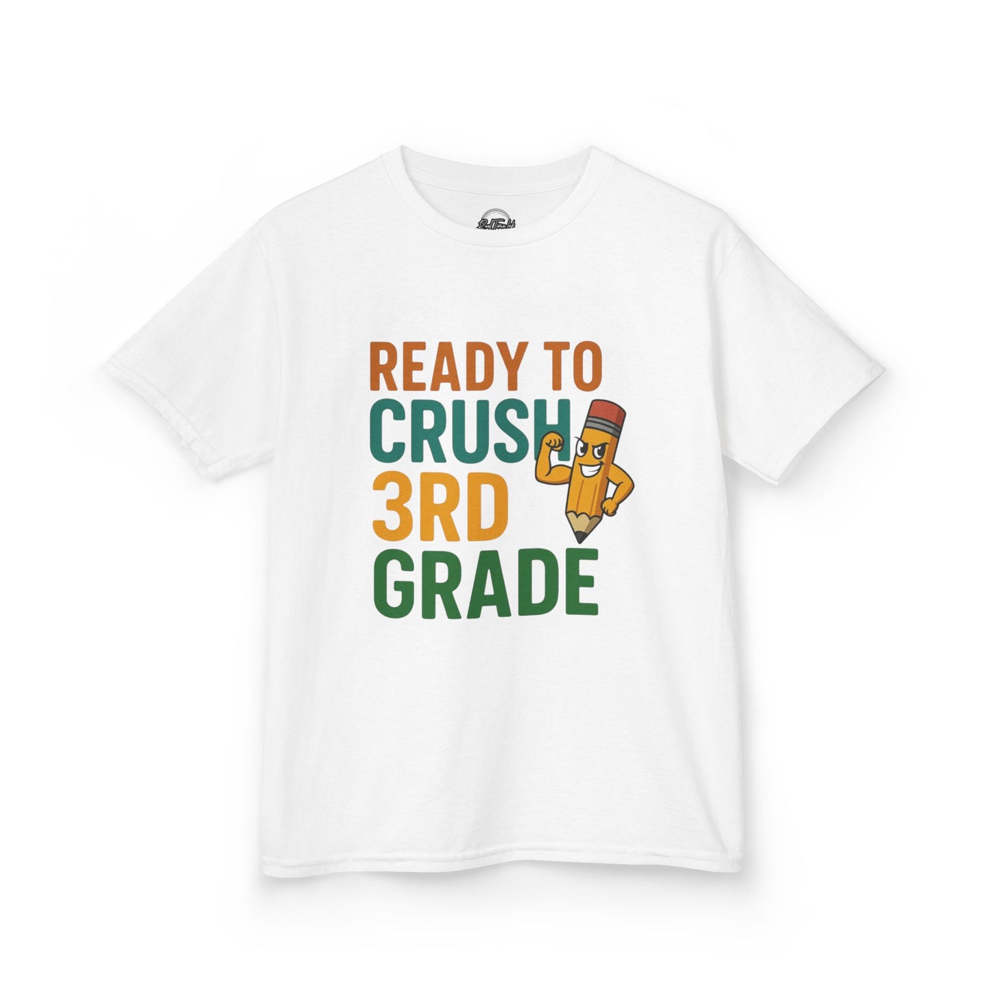 Ready to Crush 3rd Grade Kids Tee, Fun Youth Shirt, Back to School Gift, Classroom Outfit, Inspirational Kids Apparel