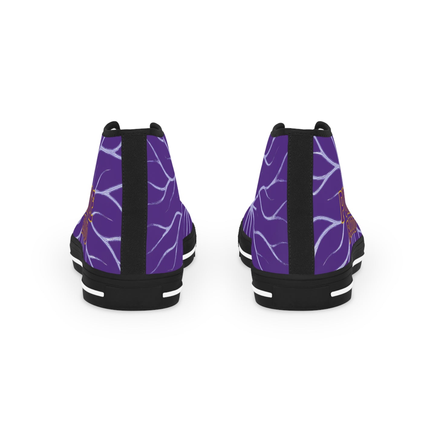 High Top Sneakers Purple Blood Design