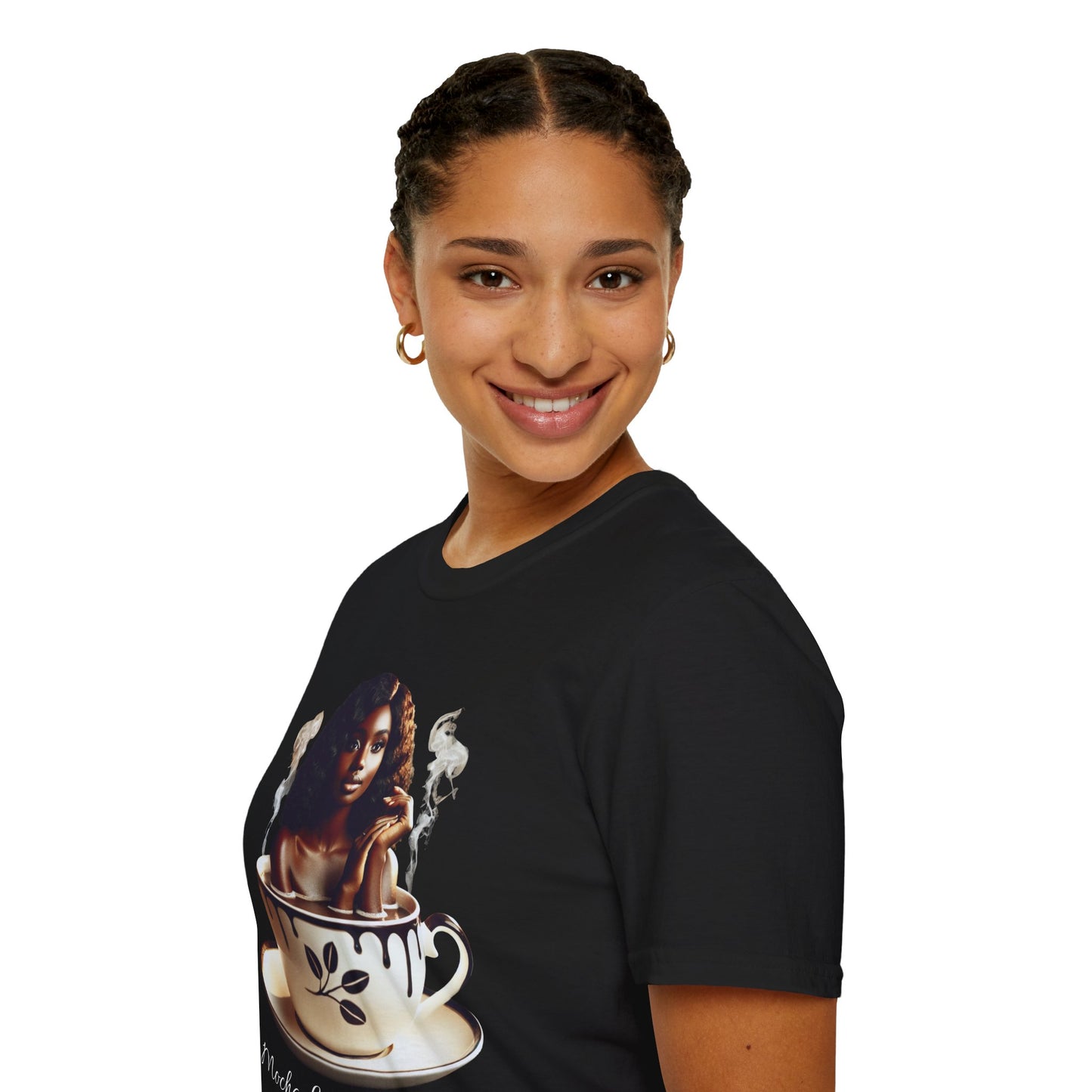 Women's Softstyle T-Shirt - Mocha Latte Mondays Stylish Coffee Lover Shirt