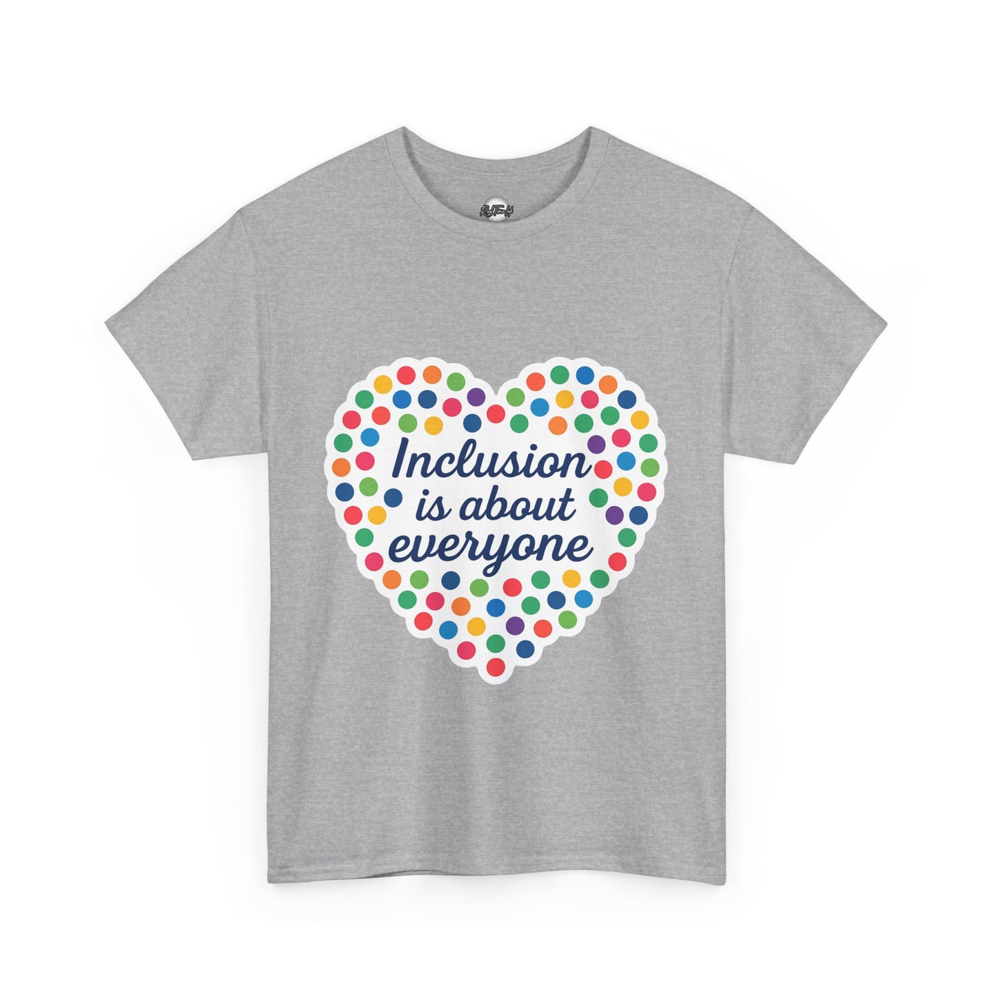 Inclusion is About Everyone Unisex Heavy Cotton Tee - Celebrate Diversity