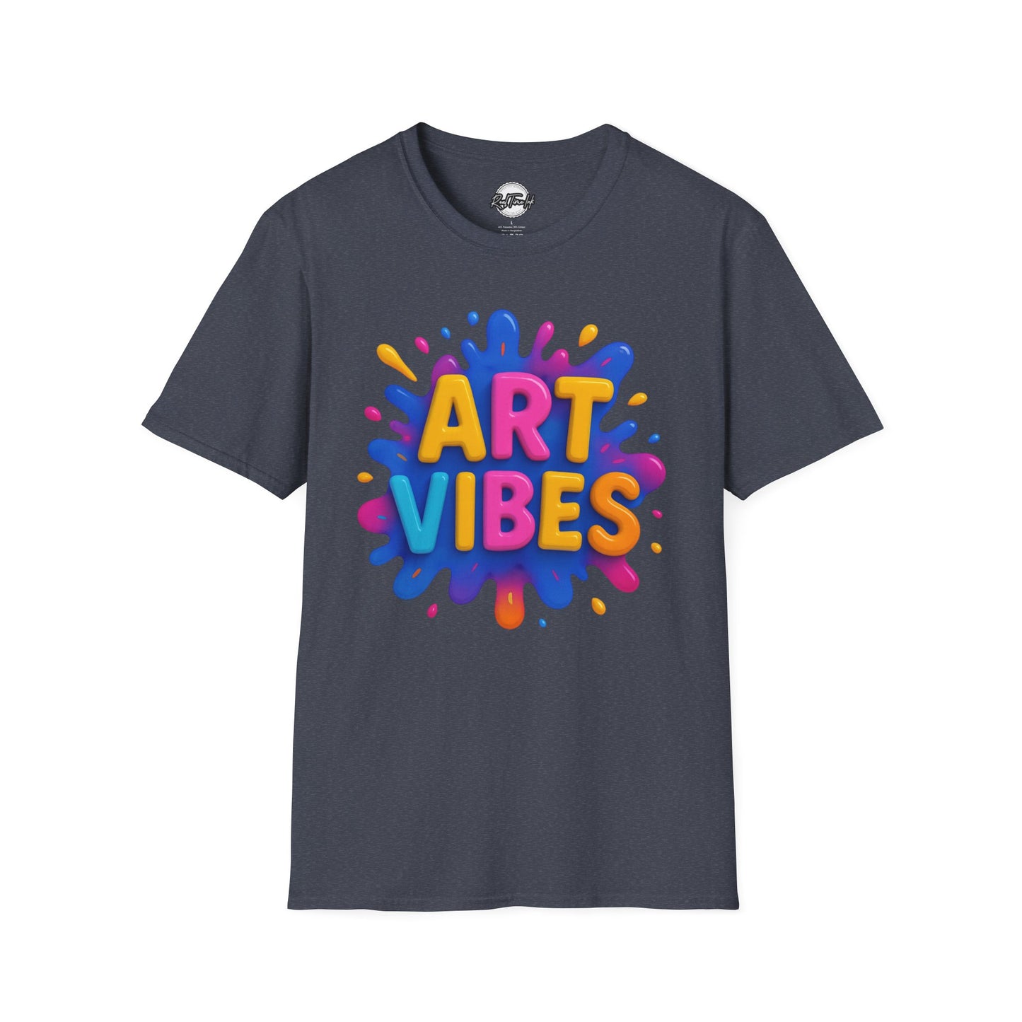 Colorful Art Vibes Unisex T-Shirt, Artistic Tee, Trendy Graphic Shirt, Creative Apparel, Gift for Artists, Summer Fashion