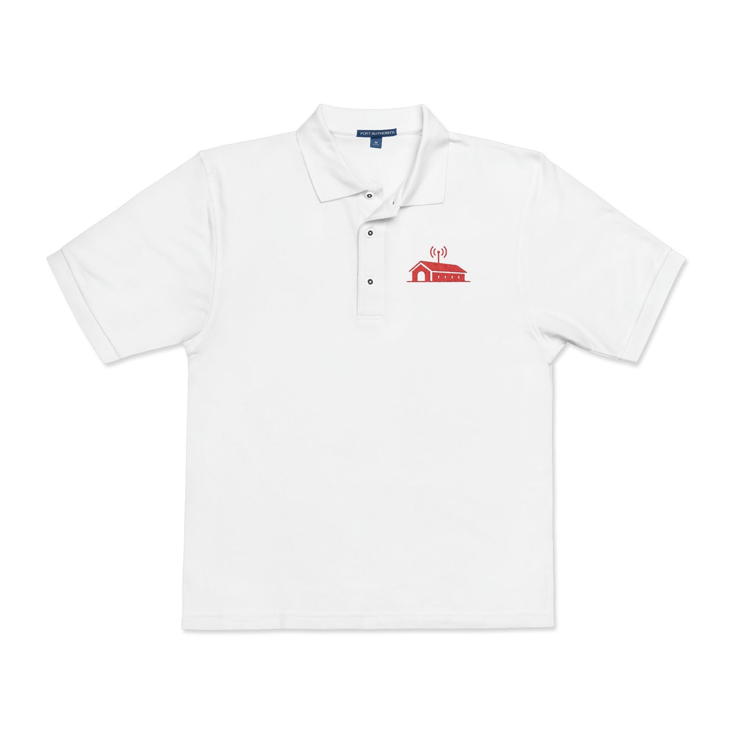 Apostate Radio Embroidered Unisex Polo Shirt