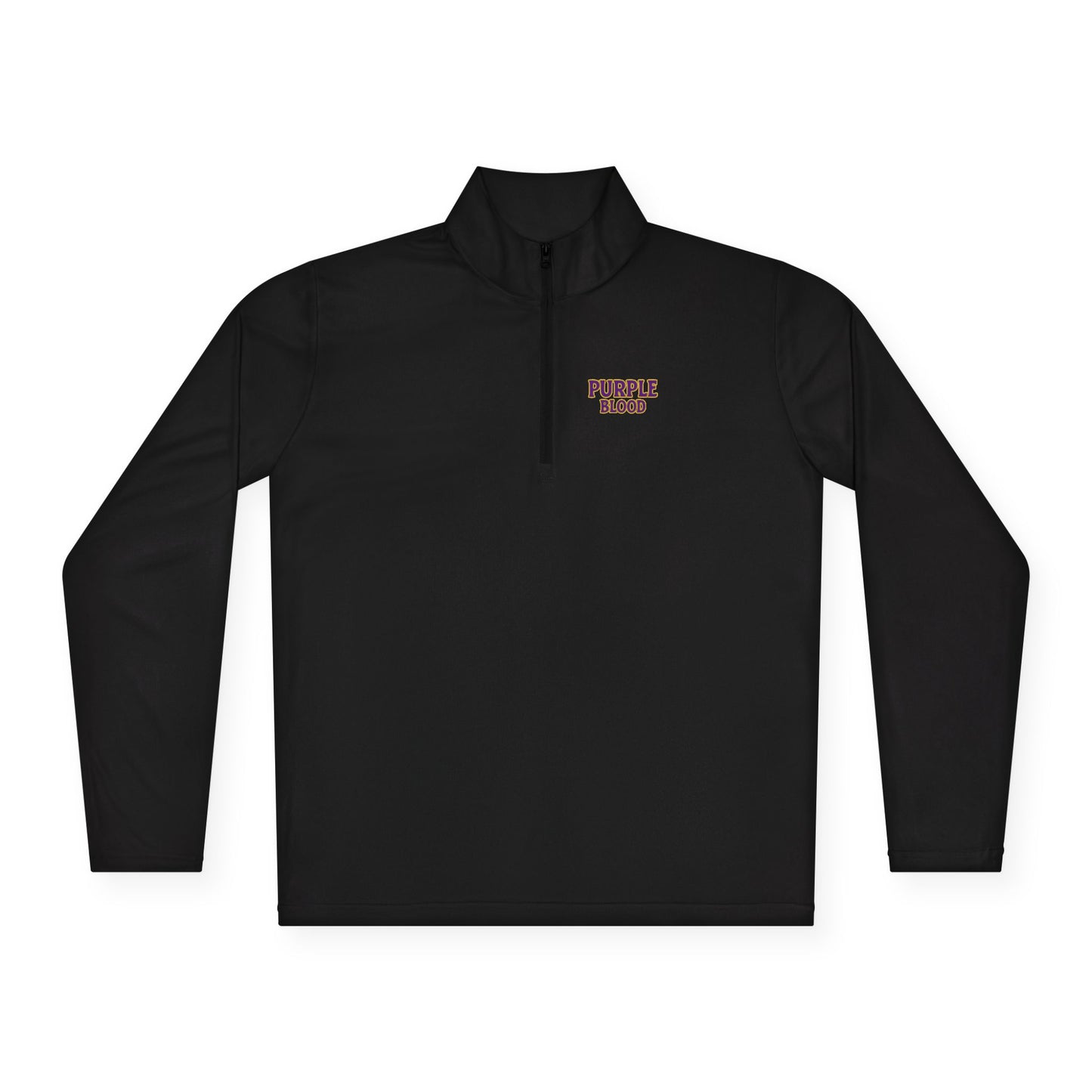 Quarter-Zip Pullover - Purple Blood Design