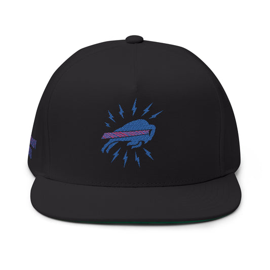 Embroidered Flat Bill Cap - Buffalo Bills Design