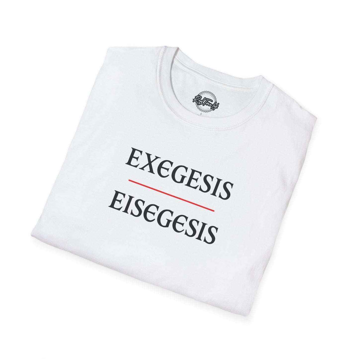 Scholarly Exegesis Tee | Unisex Casual Shirt, Philosophy Gift, Academic Wear, Literature Lover Gift, Study T-Shirt