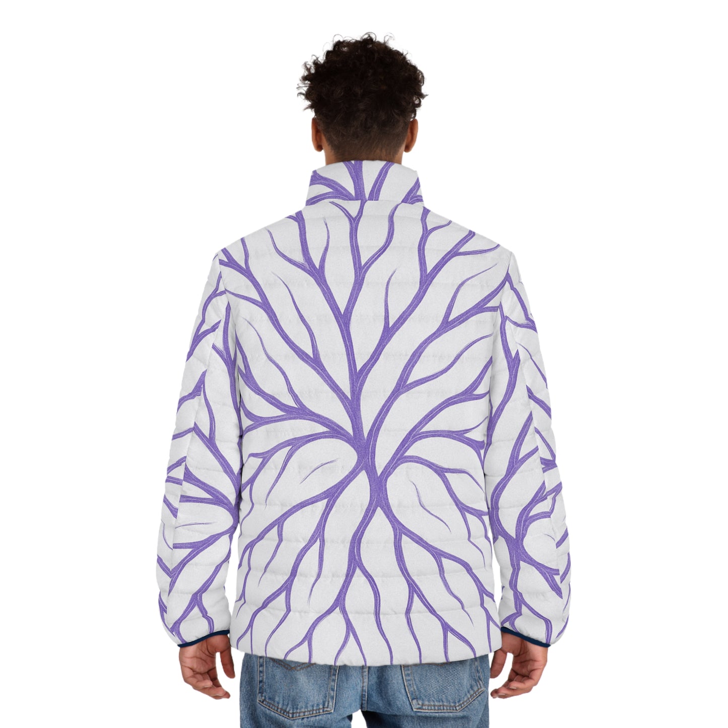 Baltimore Blood Men's Puffer Jacket (AOP)