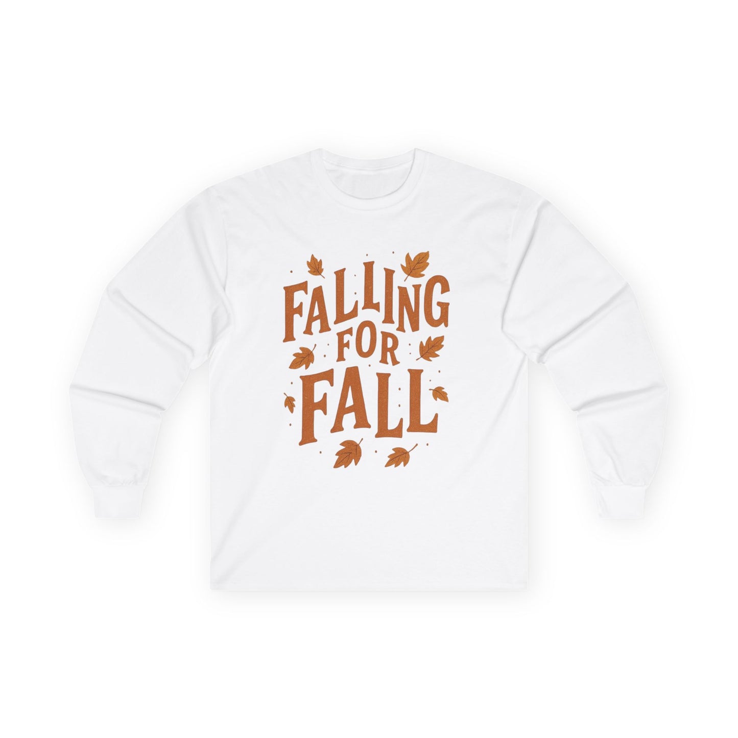 Falling for Fall Long Sleeve Tee, Autumn Shirt, Unisex Cotton Tee, Seasonal Fashion, Fall Outfit