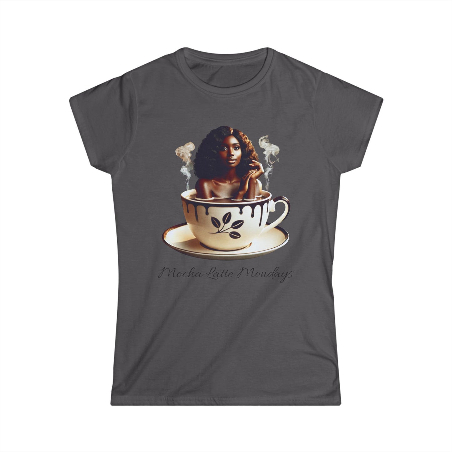 Women's Tee - Mocha Latte Mondays Stylish Coffee Lover Shirt